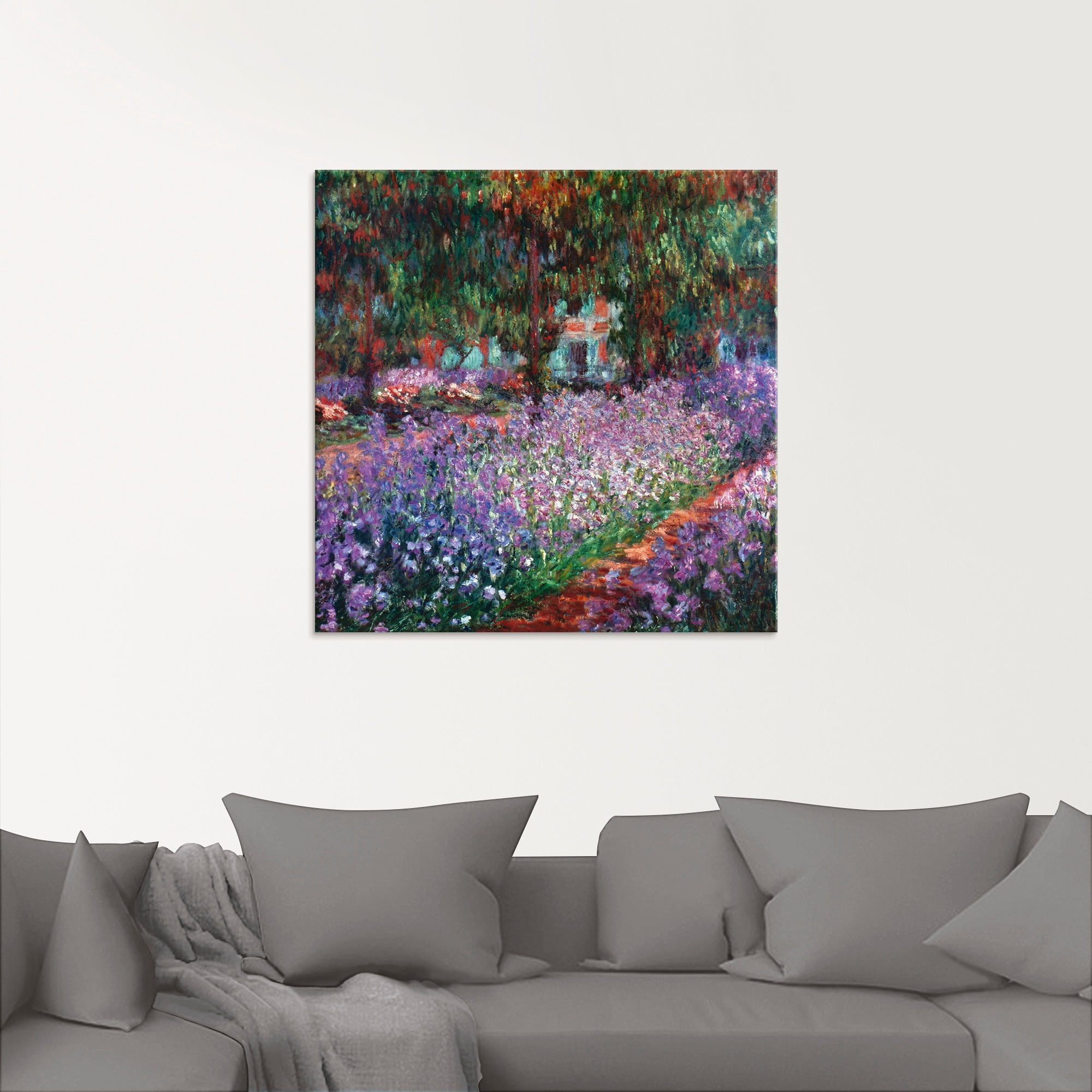 Artland Tableau en verre »Der Garten des Künstlers bei Giverny« 1 cuis tlg. in verschiedenen Grössen