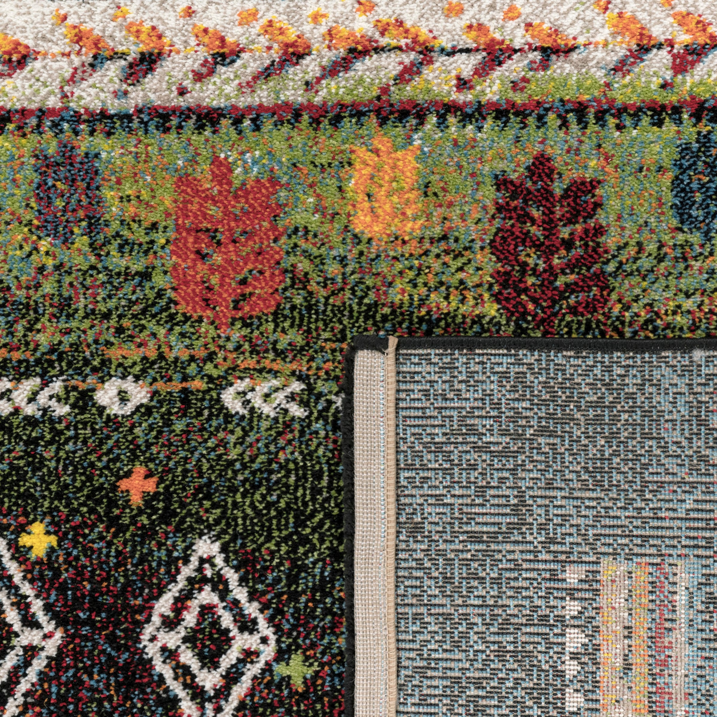 Paco Home Teppich »Nomaden 818« rechteckig 16 mm Höhe Kurzflor, Gabbeh Design, gestreift, ideal im Wohnzimmer & Schlafzimmer