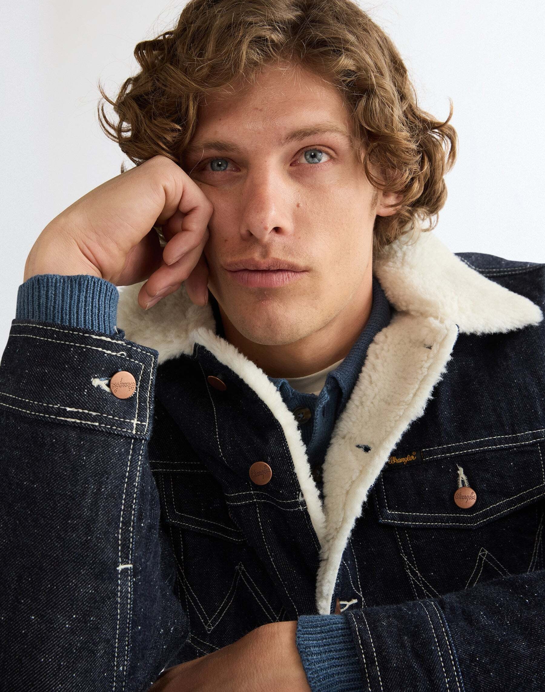 Wrangler Jeansjacke »WRANGLER Jeansjacke Sherpa Anti Fit«