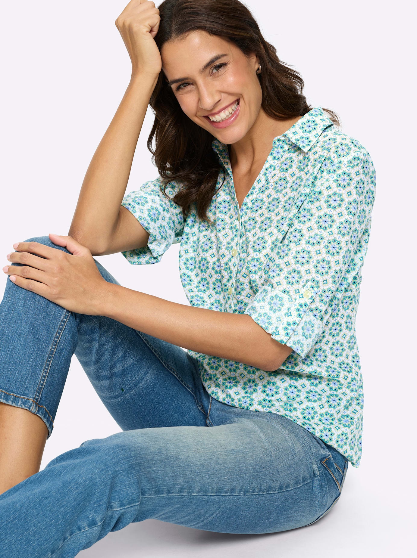 Inspirationen Blouse à pression