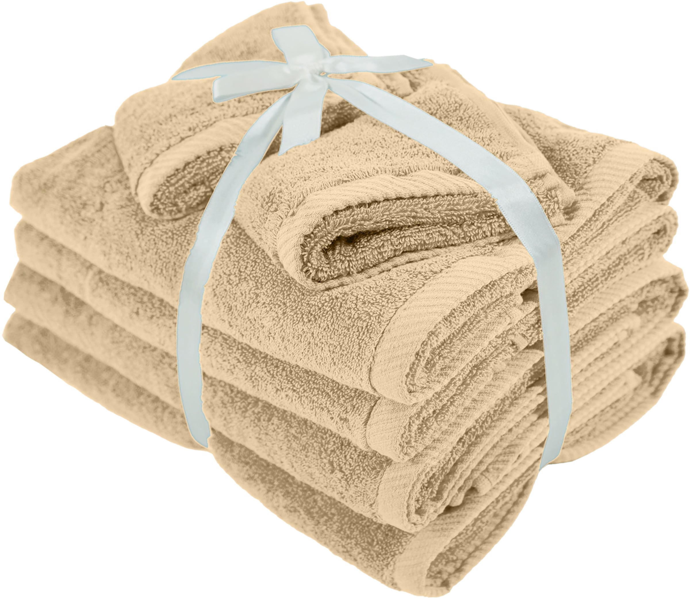 Bruno Banani Set de serviettes »Lana, Handtuch-Set in Premium Qualität 600g/m²« Set 6 cuis Frottee hochwertig, weich, flauschige Qualität, 5 Jahre Garantie