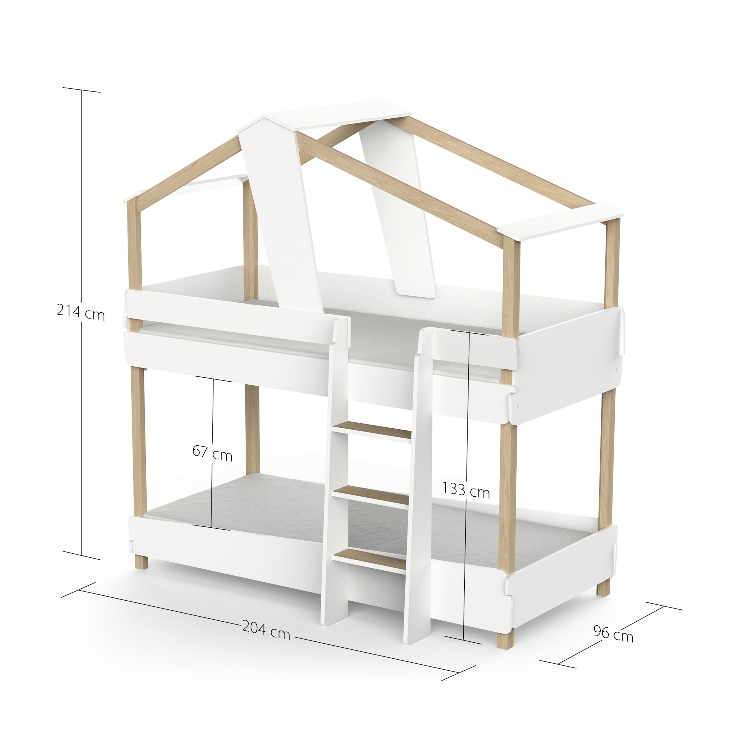 Demeyere GROUP Lit d'enfant »Timber« lit superposé 90x200