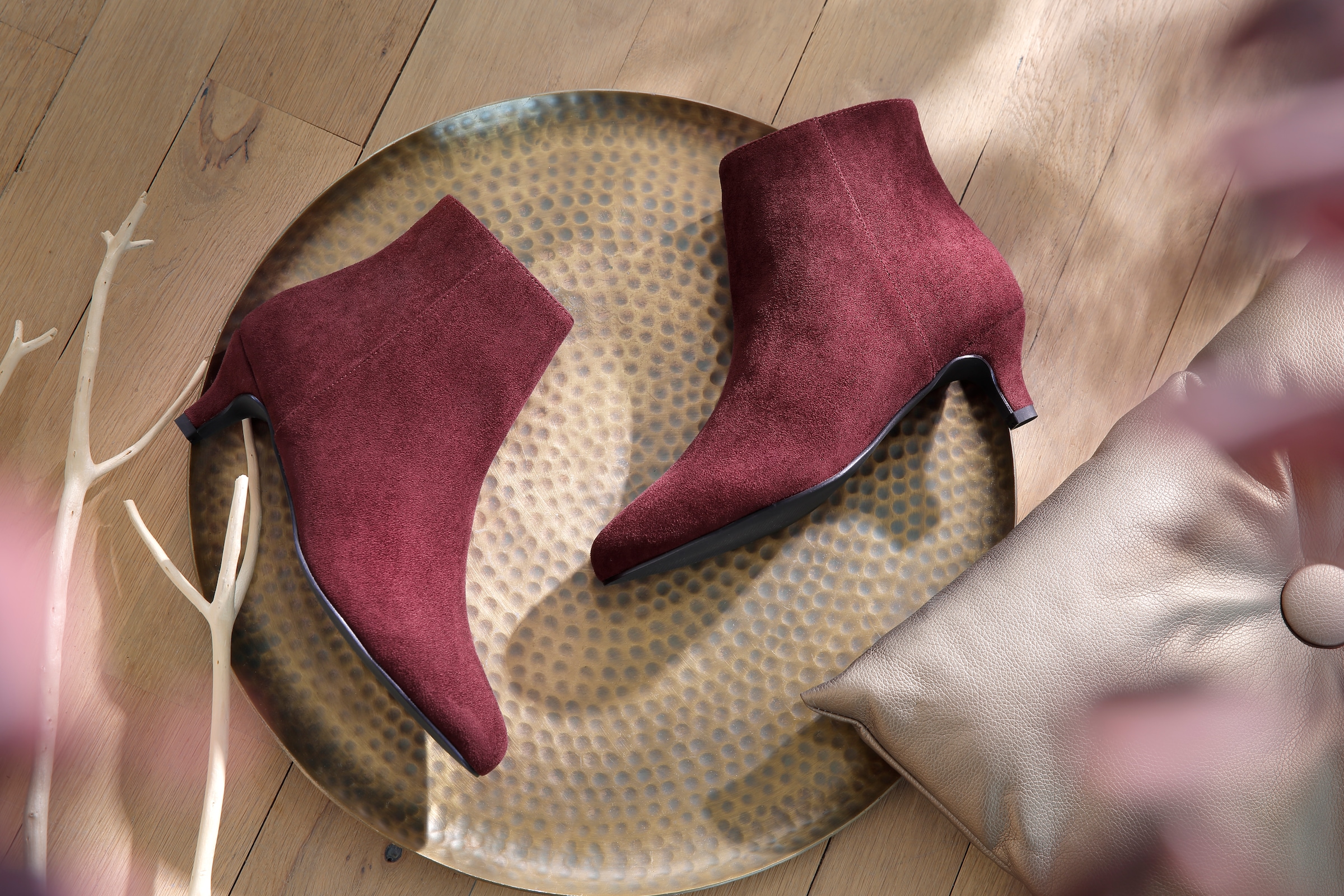 Aniston SHOES Bottines  , Reissverschluss-Ankelboots, Trichterabsatz - NEUE KOLLEKTION