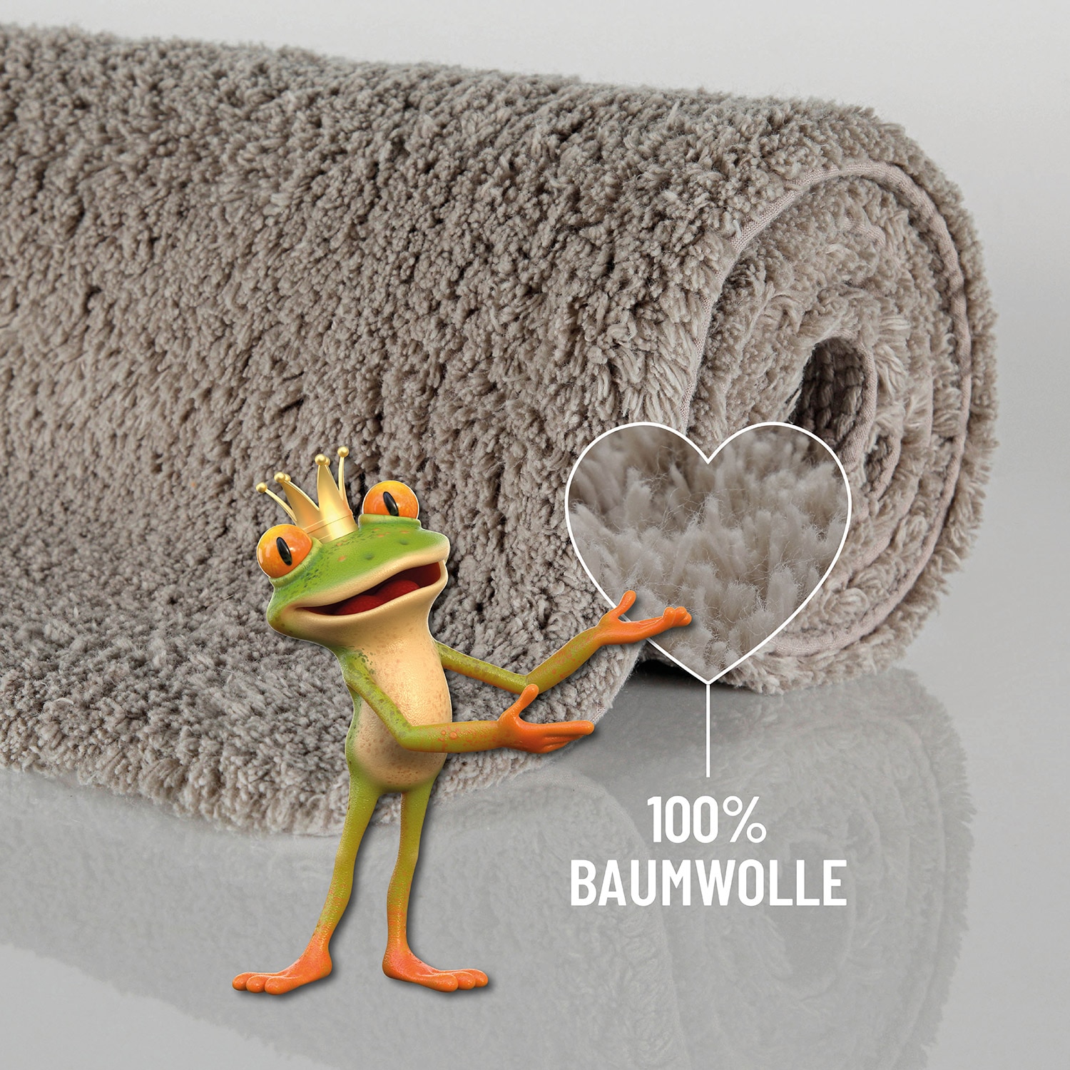 Wecon home Basics Tapis de bain »Erik« Höhe 20 mm lavable, antidérapant, très doux, résistant, facile d'entretien
