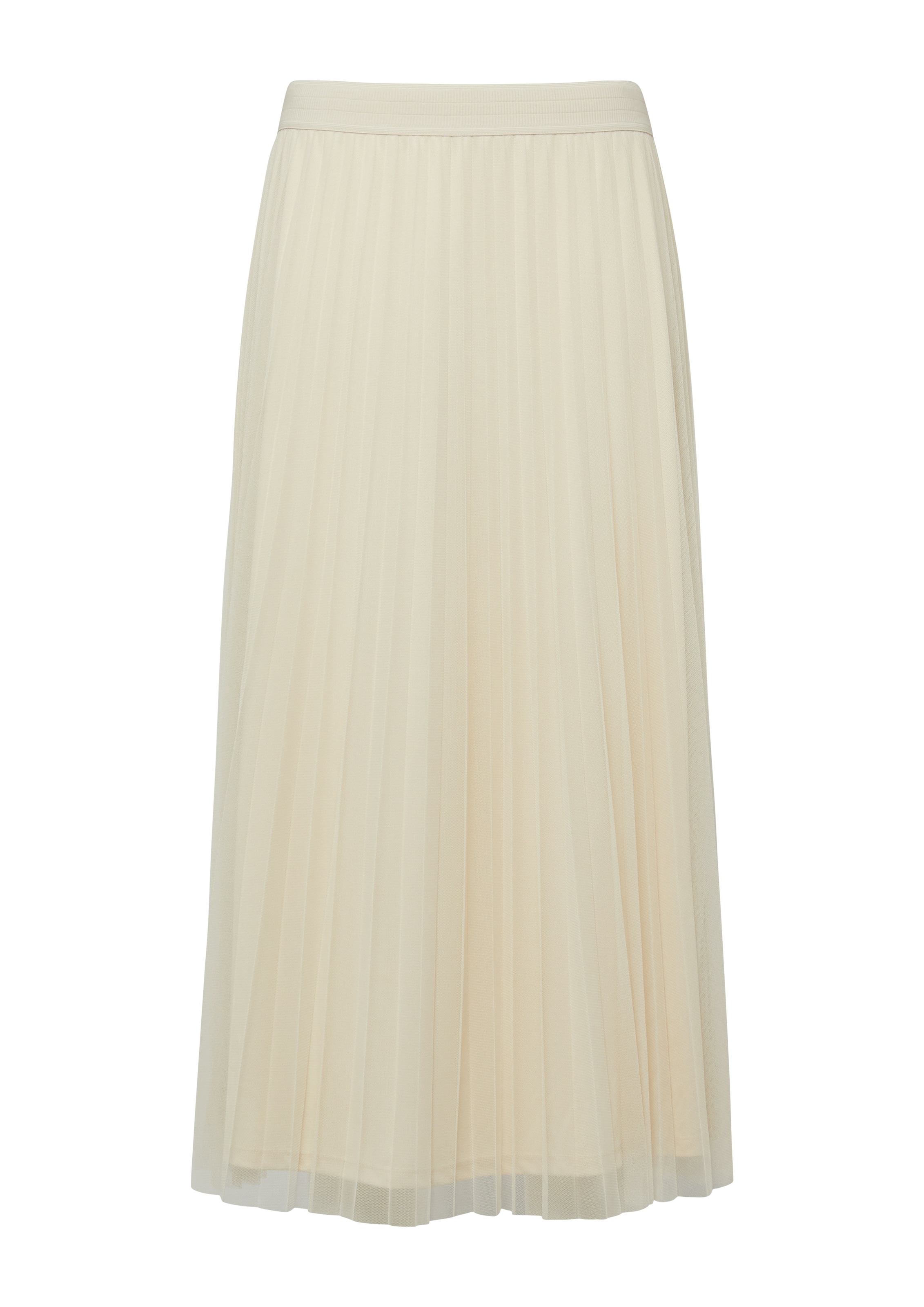 s.Oliver BLACK LABEL Midirock mit Falten und Gummibund