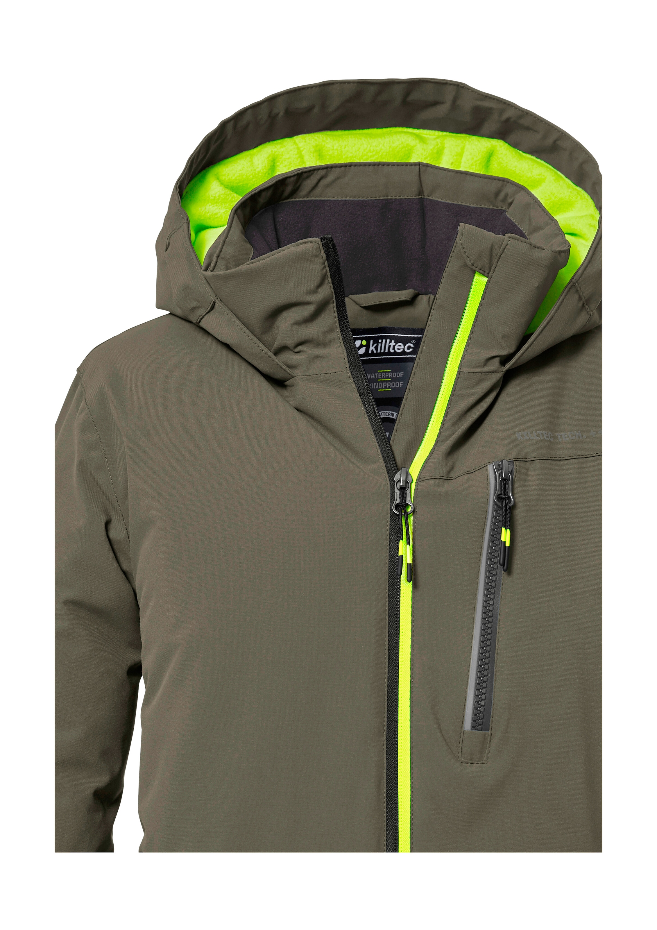 Killtec Veste d'extérieur »KOW 159 BYS JCKT« Wasser- und winddichte Kids Winterjacke mit Fleece-Futter