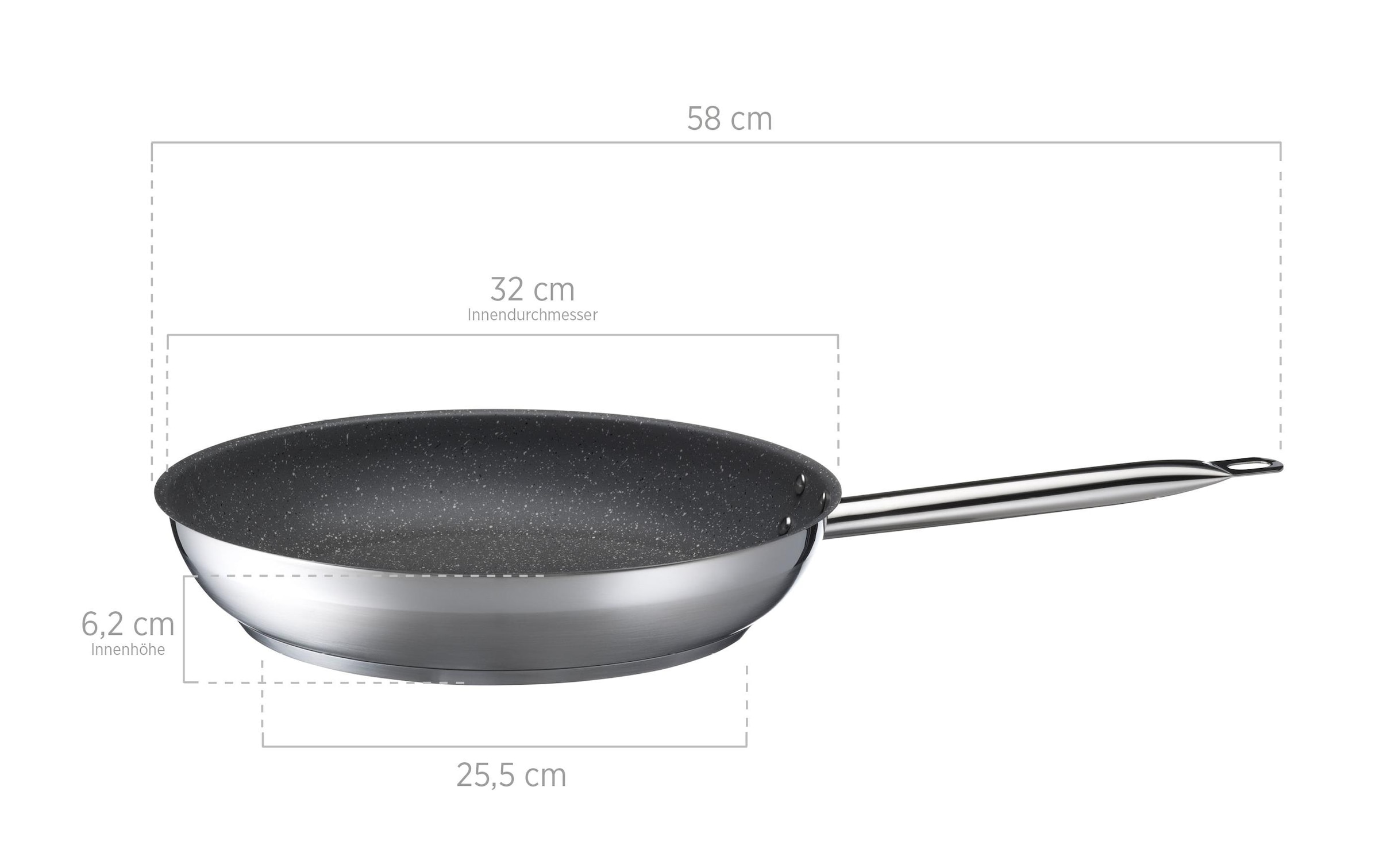MÄSER Bratpfanne »PROFESSIONAL GR 32 cm«