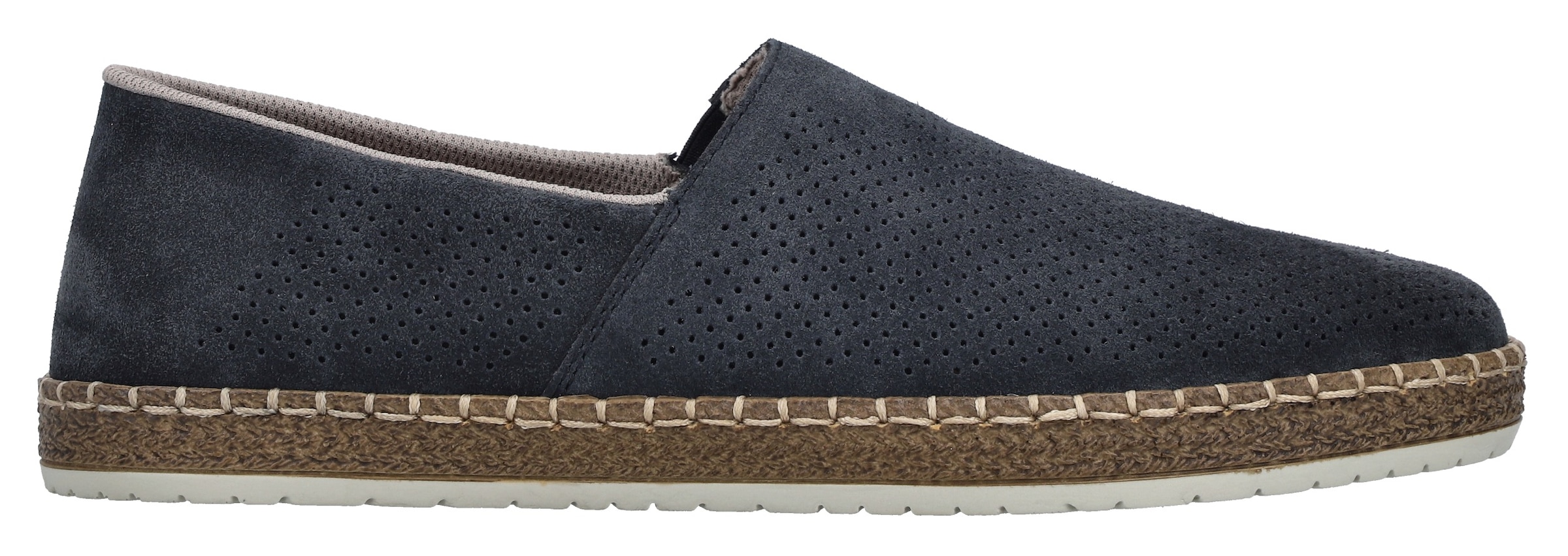 Rieker Slipper  , chaussure à enfiler, mocassin décontracté, mocassin avec perforations