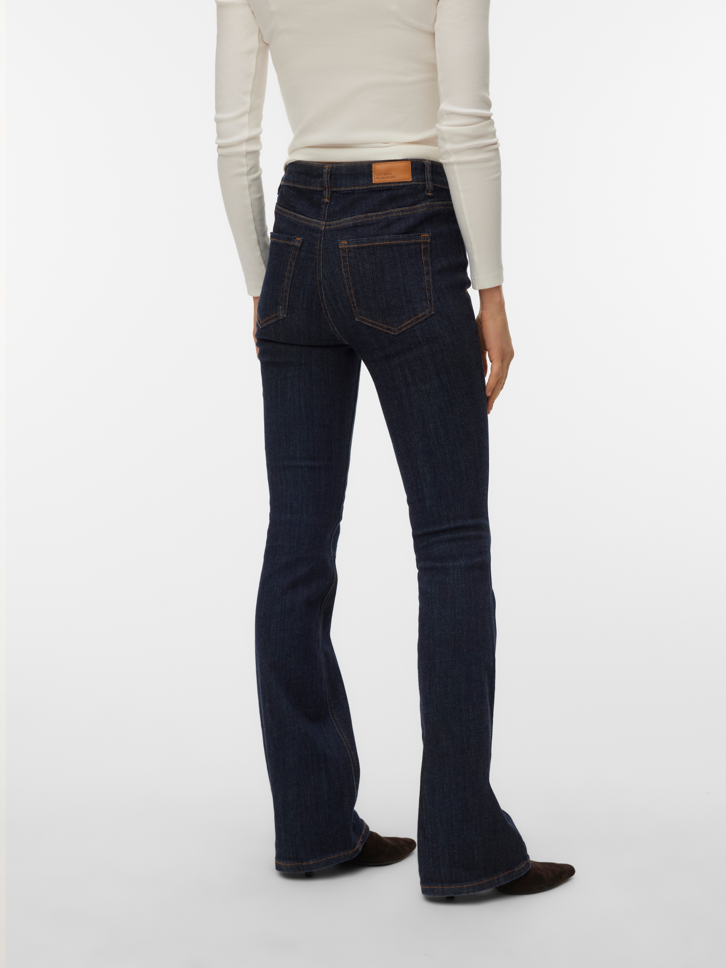 Vero Moda Jeans bootcut »VMFLASH MR FLARED JEANS LI3190 NOOS« Baumwollmischung, flared fit, regular waist