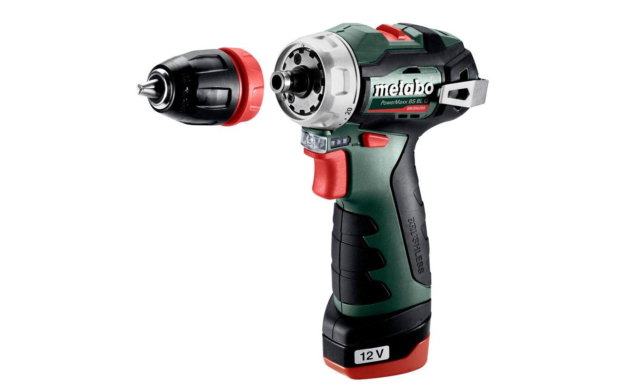 metabo Akku-Bohrschrauber »Powermaxx BS BL Q, 12 V, Kit«