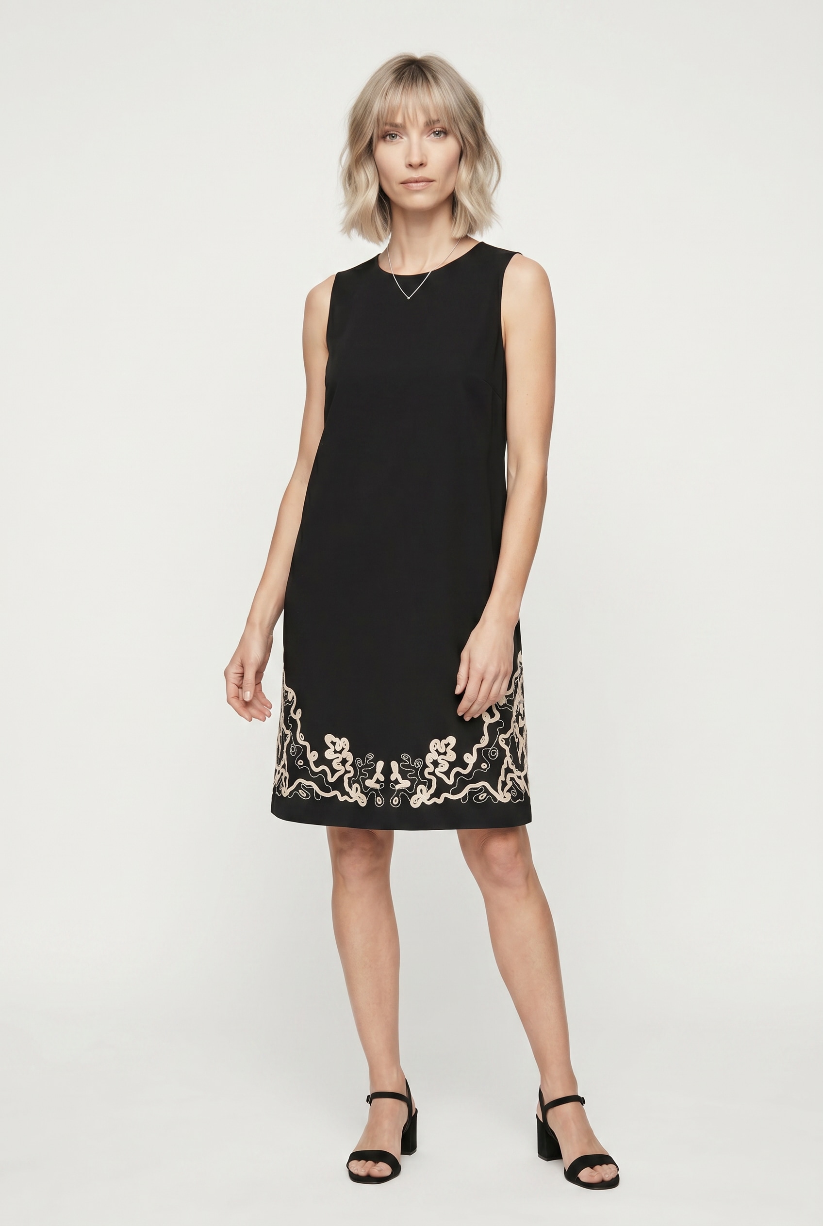 BOSS ORANGE Mini-robe »Dembrolai Premium Damenmode« Poches pour les mains avec broderies, coupe A