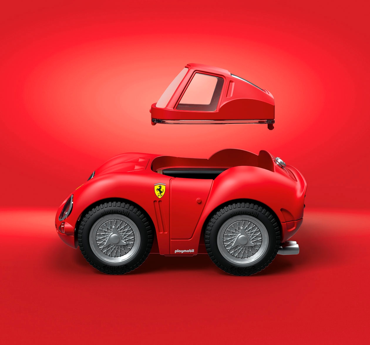 Playmobil® Jeu de construction »PLAYMOBIL X Ferrari 250 GTO (71856), Cars« fabriqué en Europe