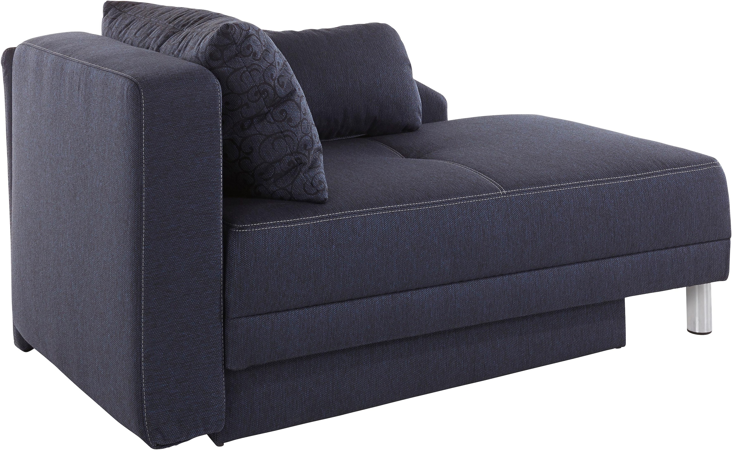Jockenhöfer Gruppe Recamiere »Roy, B: 149 cm, Liegefl. 84x200 cm« mit Bettfunktion , Bettkasten & Zierkissen, Federkern