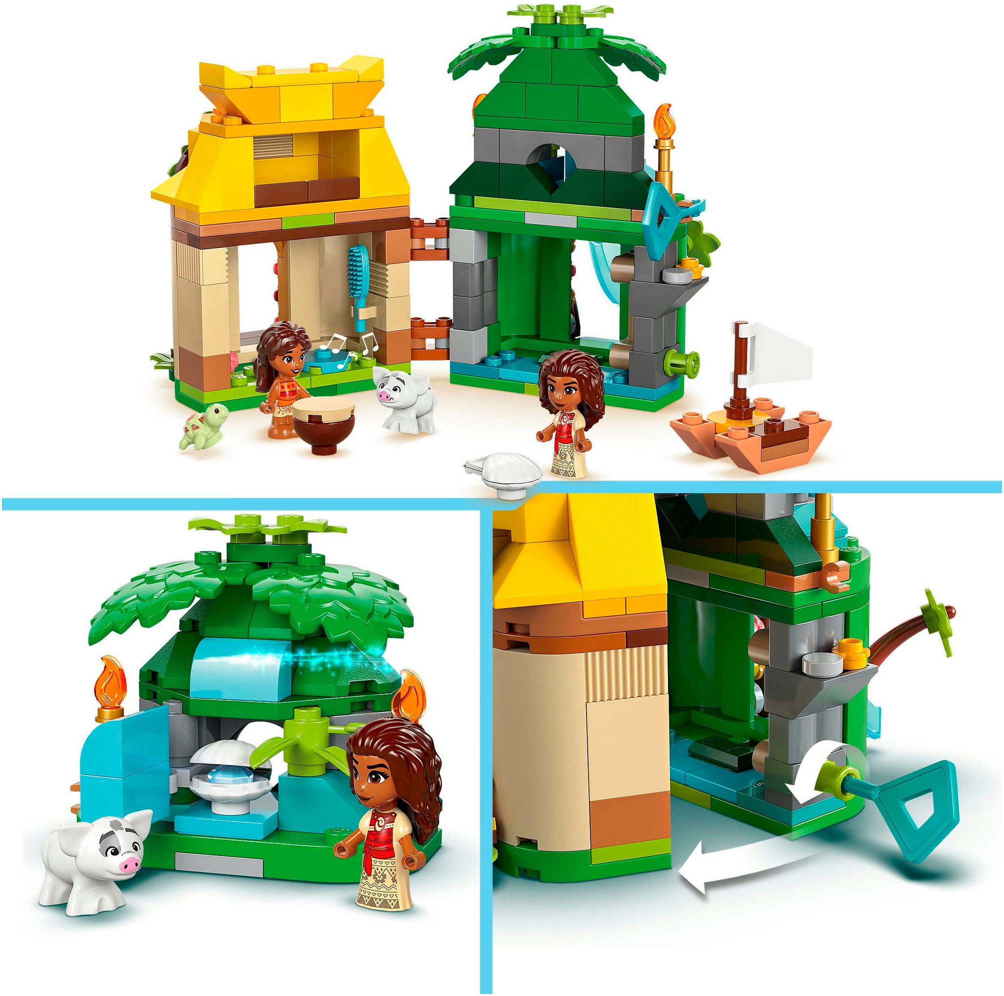 LEGO® Pions de construction »Vaianas Inselspass (43260), LEGO Disney Princess« Made in Europe