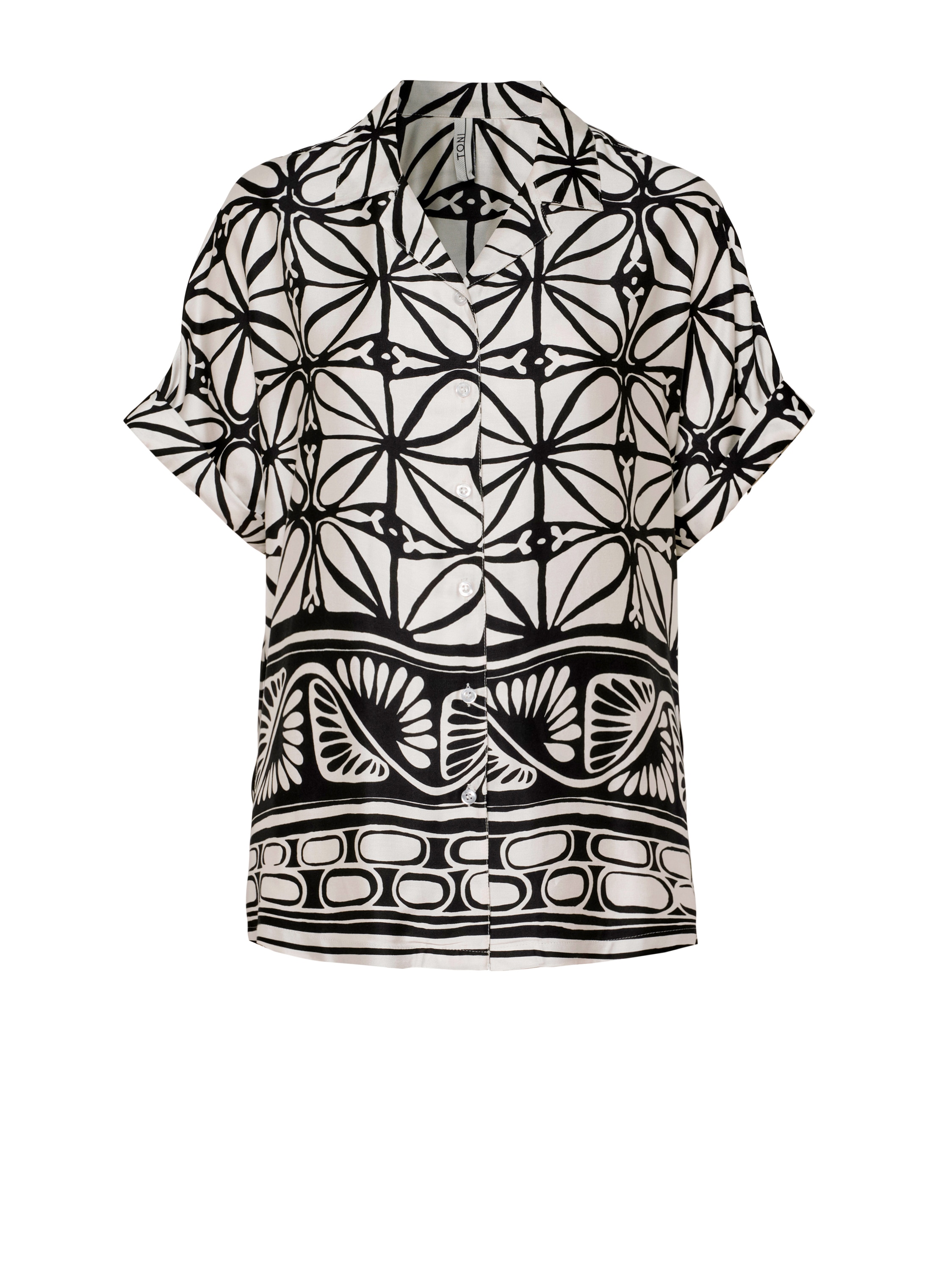 TONI Kurzarmbluse »Bex« mit graphischem Allover-Print