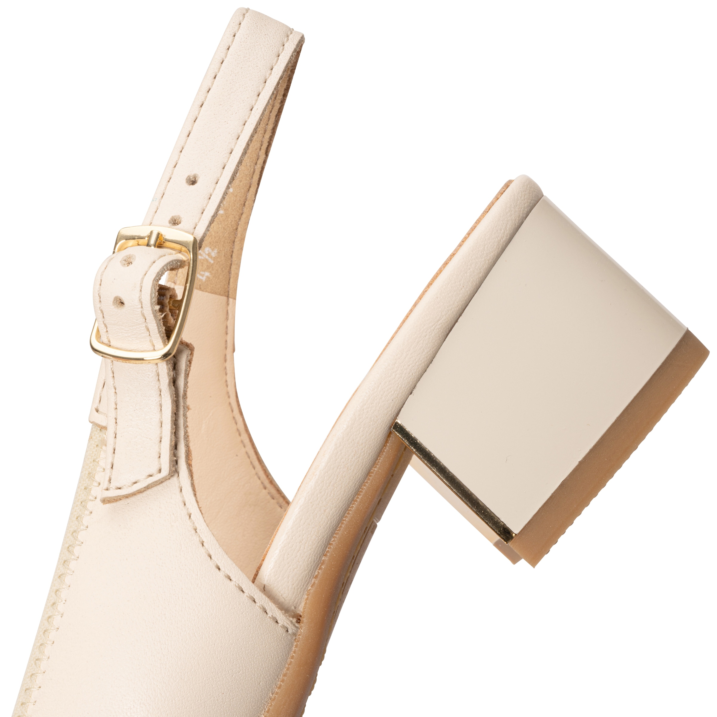 Ara Pompes à sling »NIZZA«  Talons blocs, chaussures de fête, chaussures de soirée, garniture contrastée