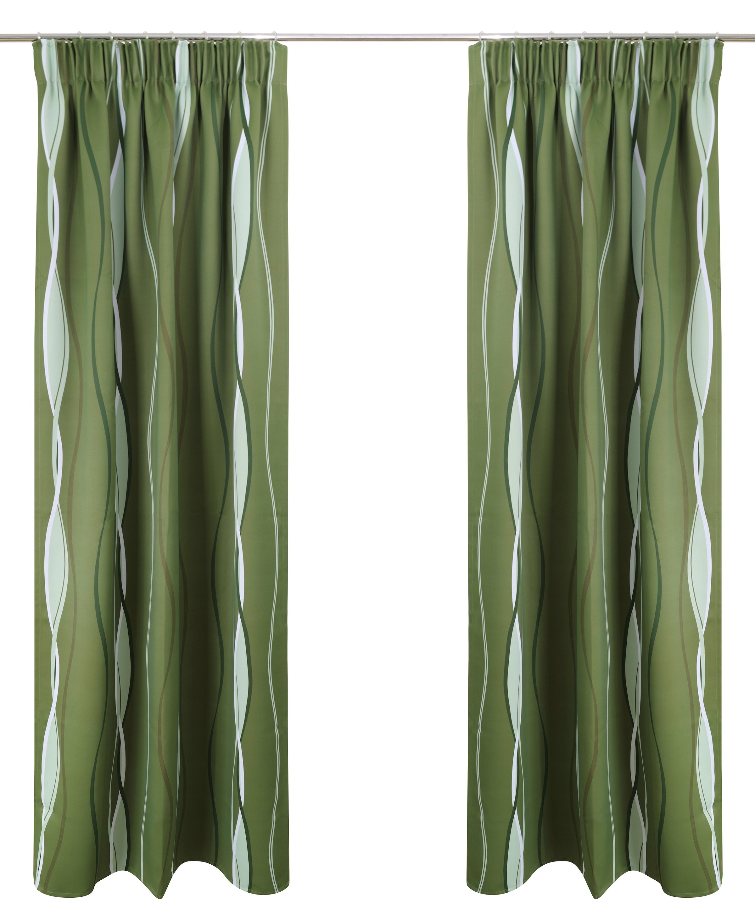 my home Vorhang »Dimona Blackout« Multifunktionsband 1 Stk. tlg. einseitig mit Wellenmotiv bedruckt