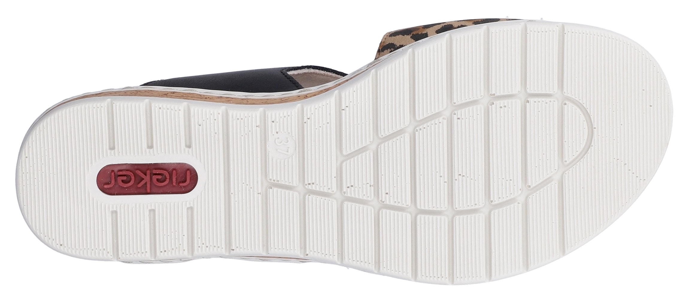 Rieker Sandale  Sommerschuh, Keilsandalette, Plateausandale mit Klett
