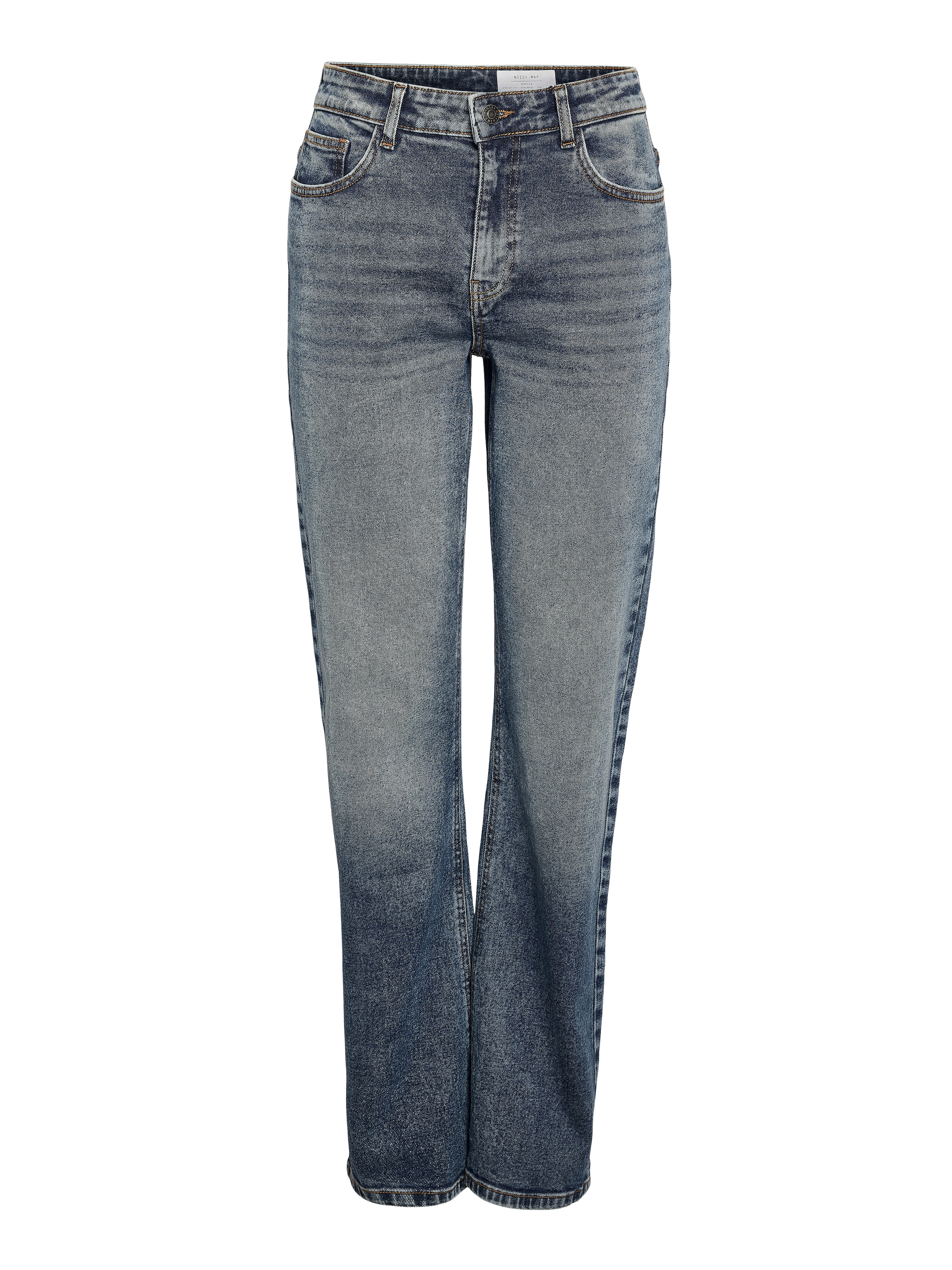 Noisy may Destroyed-Jeans »NMMONICA HW STRAIGHT JEAN AZ221DB NOOS«
