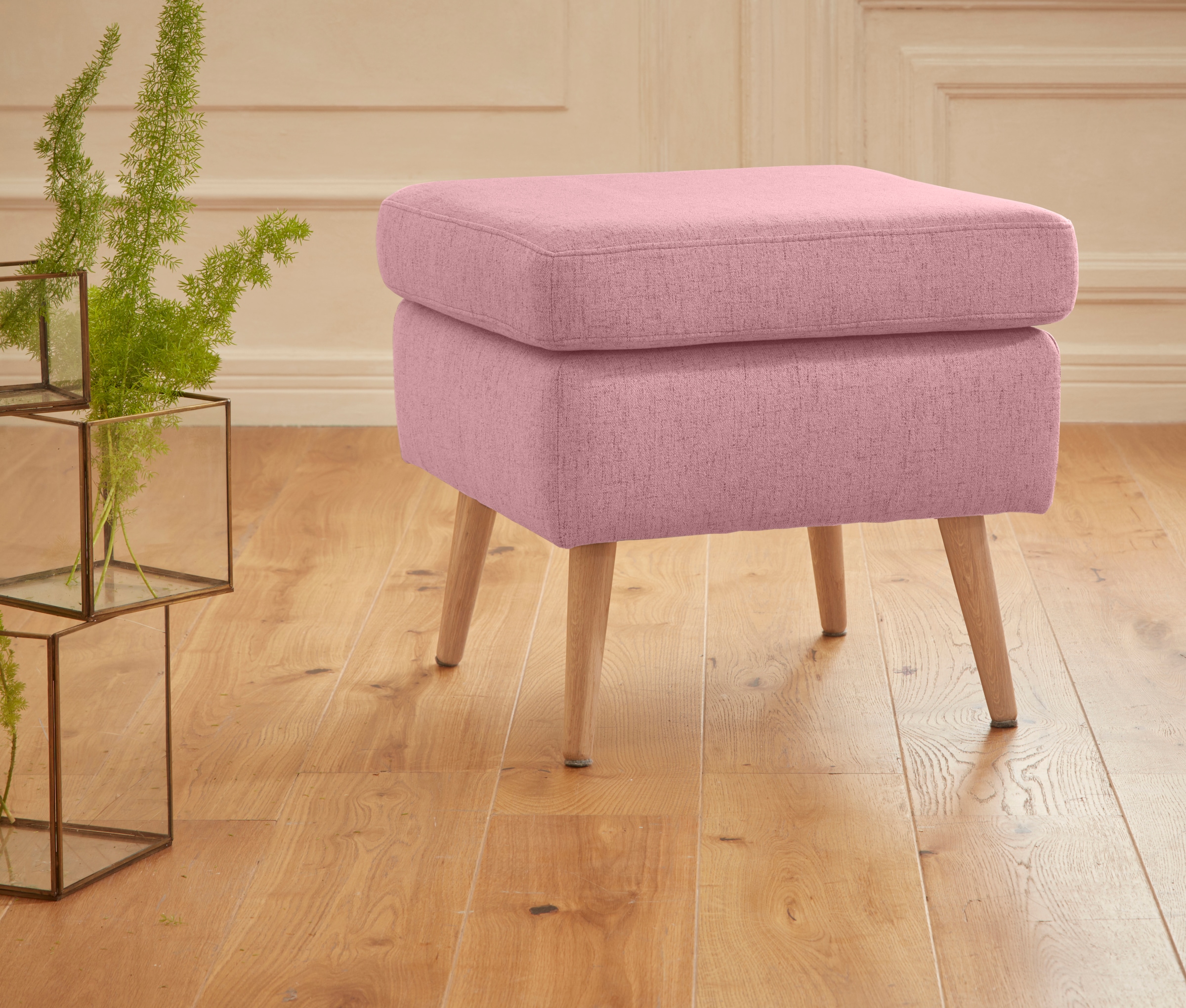 Home affaire Tabouret rembourré »Sallito« die kleinere Version von "Salla", in 6 Bezugsqualitäten