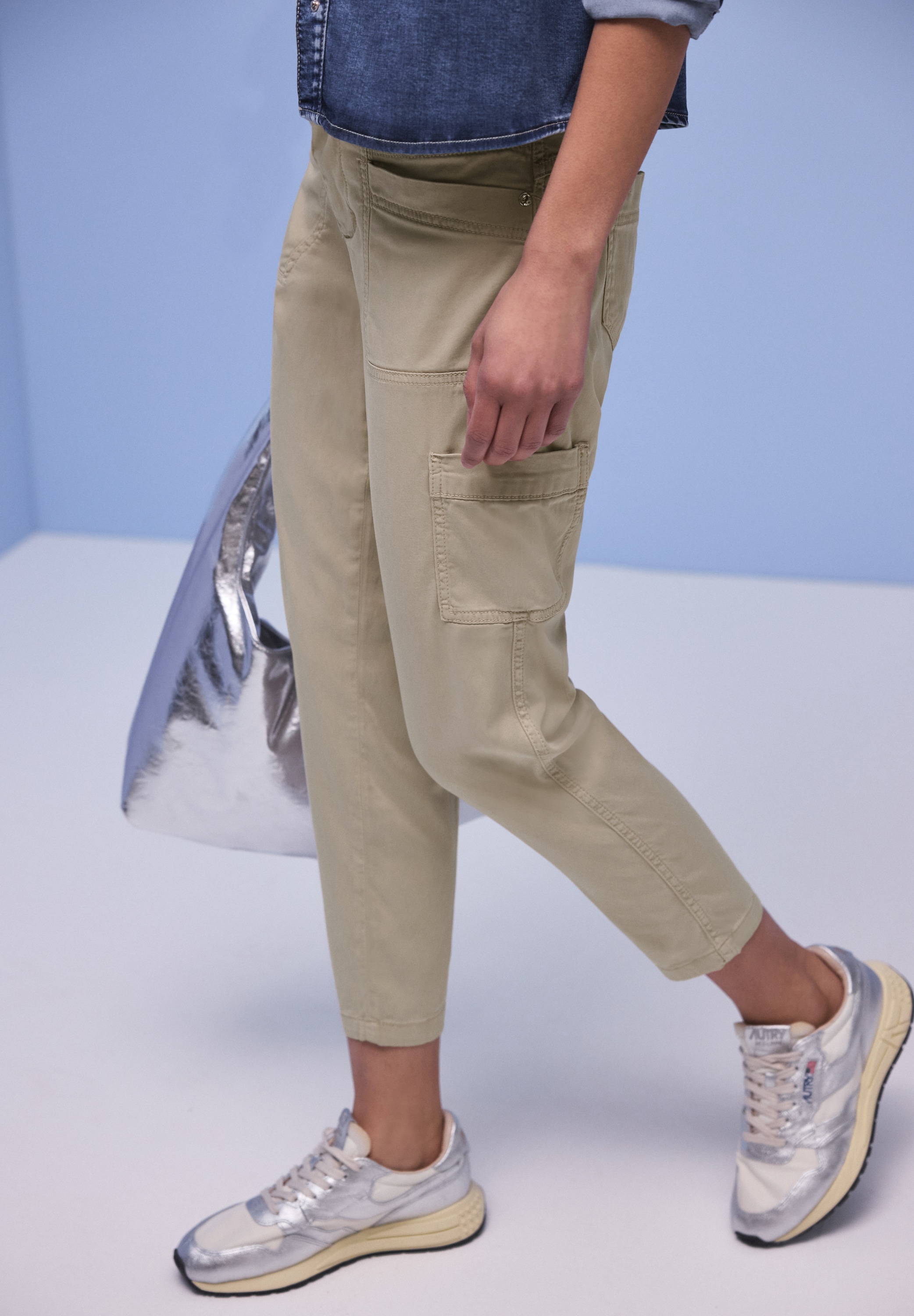 STREET ONE Pantalon de jogging »Style Bonny«  mit Cargo-Taschen und Kordelzug