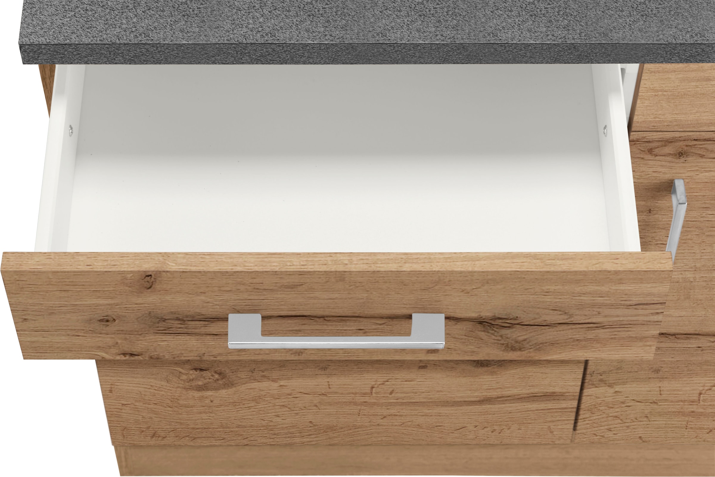 KOCHSTATION Küchenzeile »KS-Colmar« ohne E-Geräte, Breite 240 cm