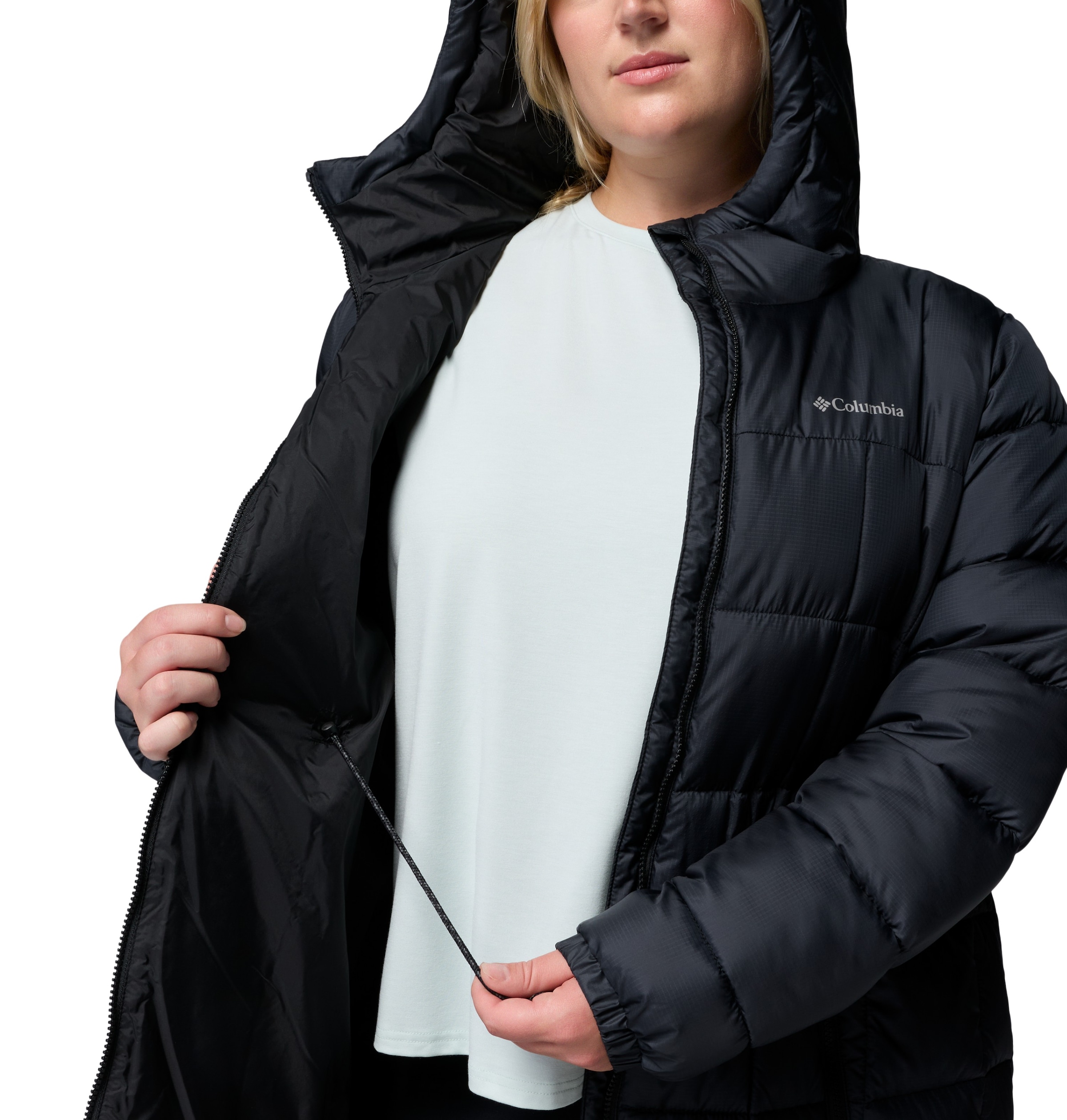 Columbia Wintermantel »Puffect III Long Jacket« wasserabweisend, windabweisend, wärmeisolierende Wattierung