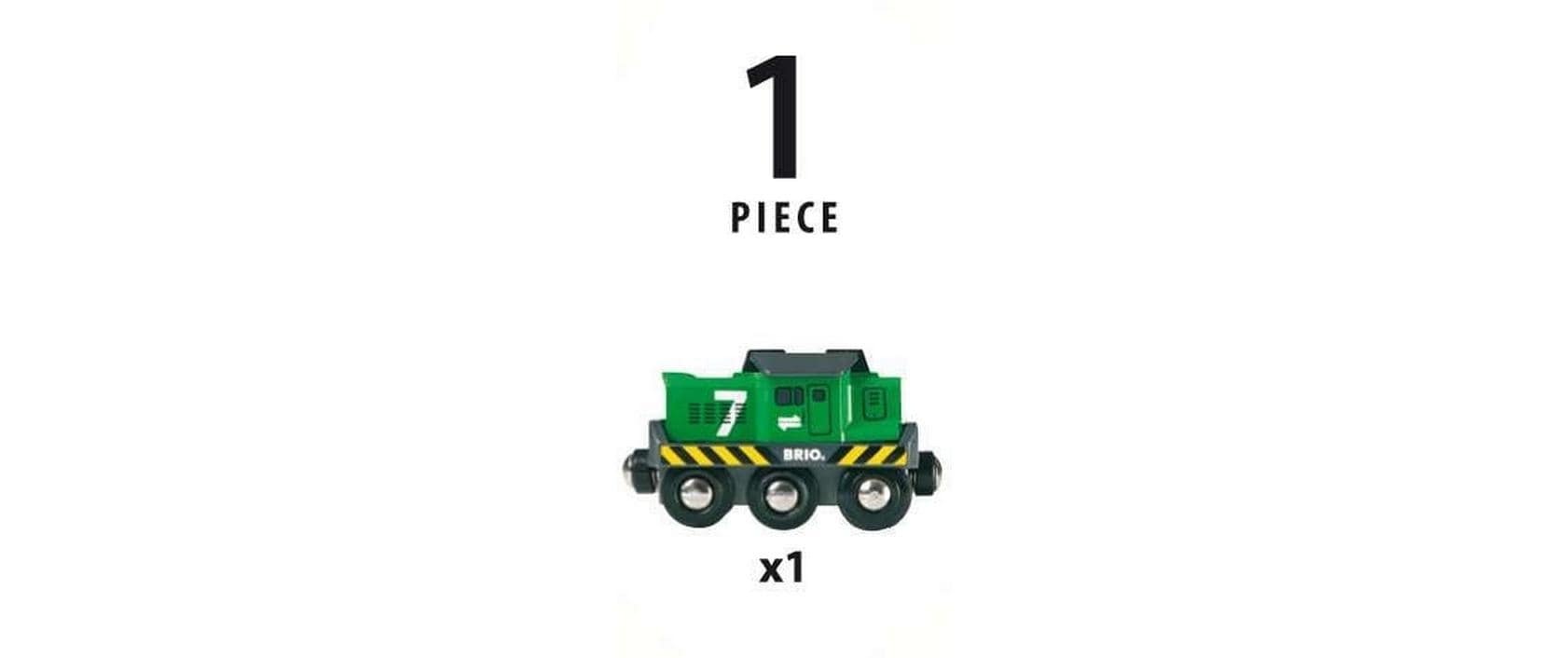 BRIO® Locomotive de train jouet »Batterie-Frachtlok«