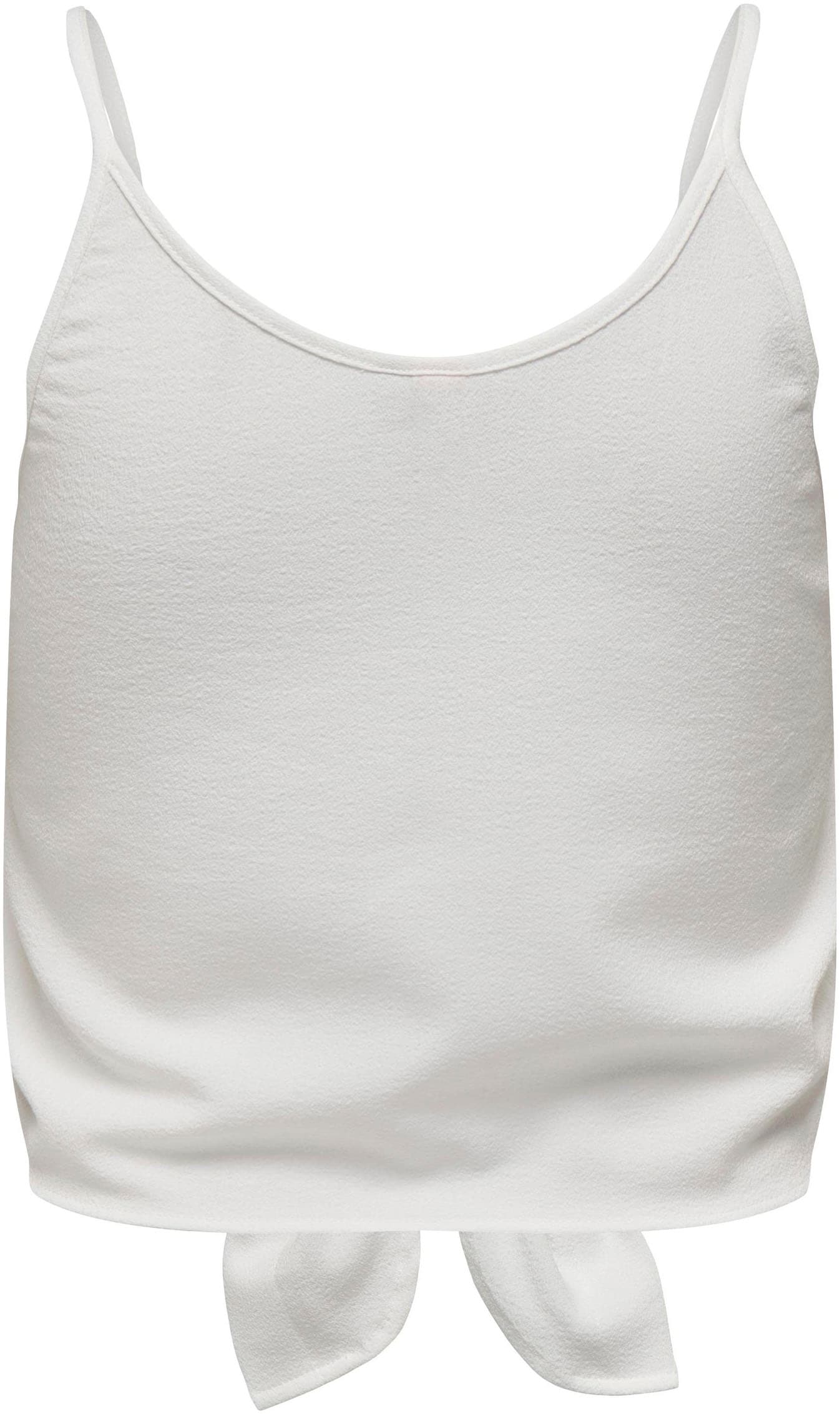 ONLY Trägertop »ONLLECEY SL KNOT SINGLET NOOS WVN« Materialmix, regular fit