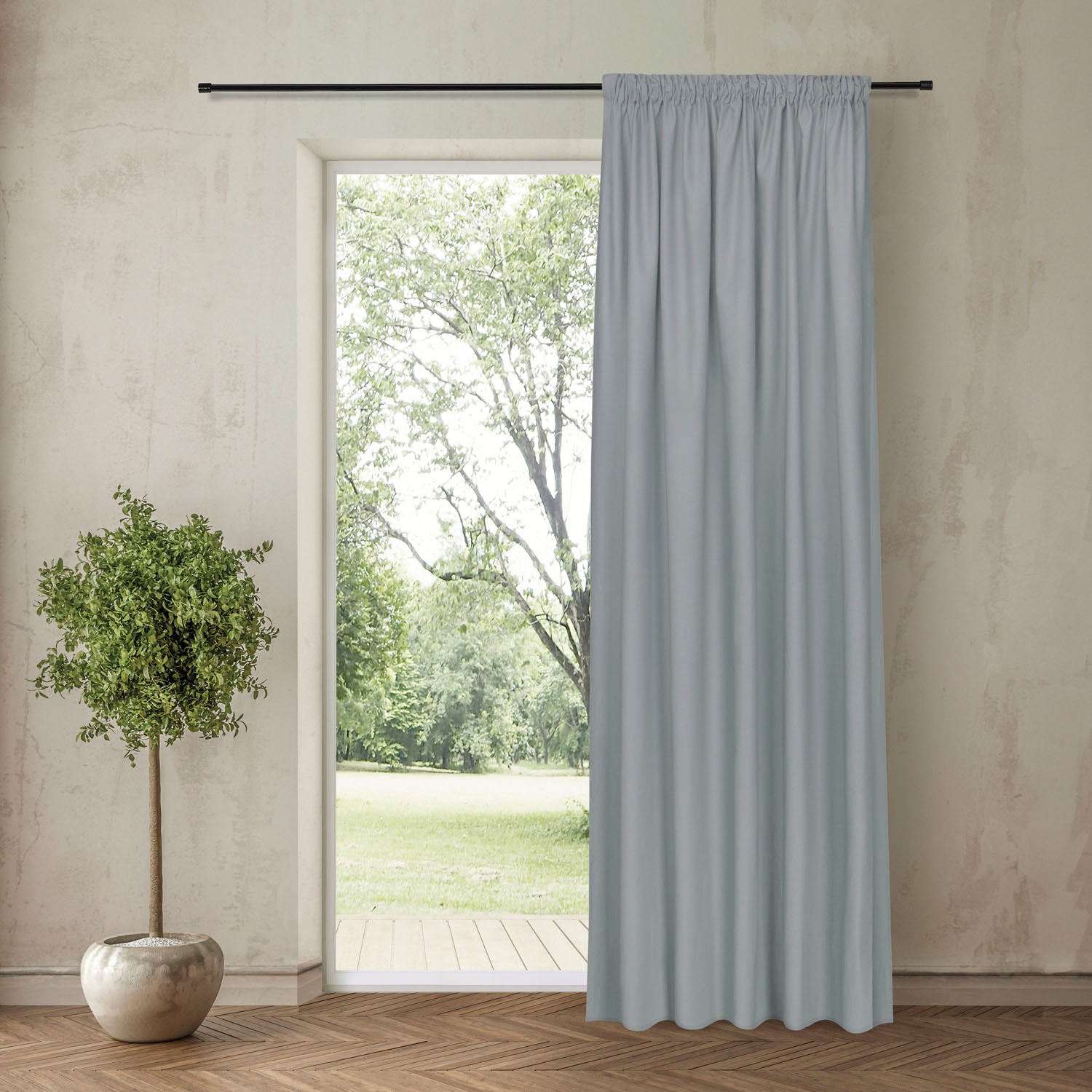 Feel of Nature Gardine »Torben« Kräuselband 1 Stk. tlg. HxB: 245x140