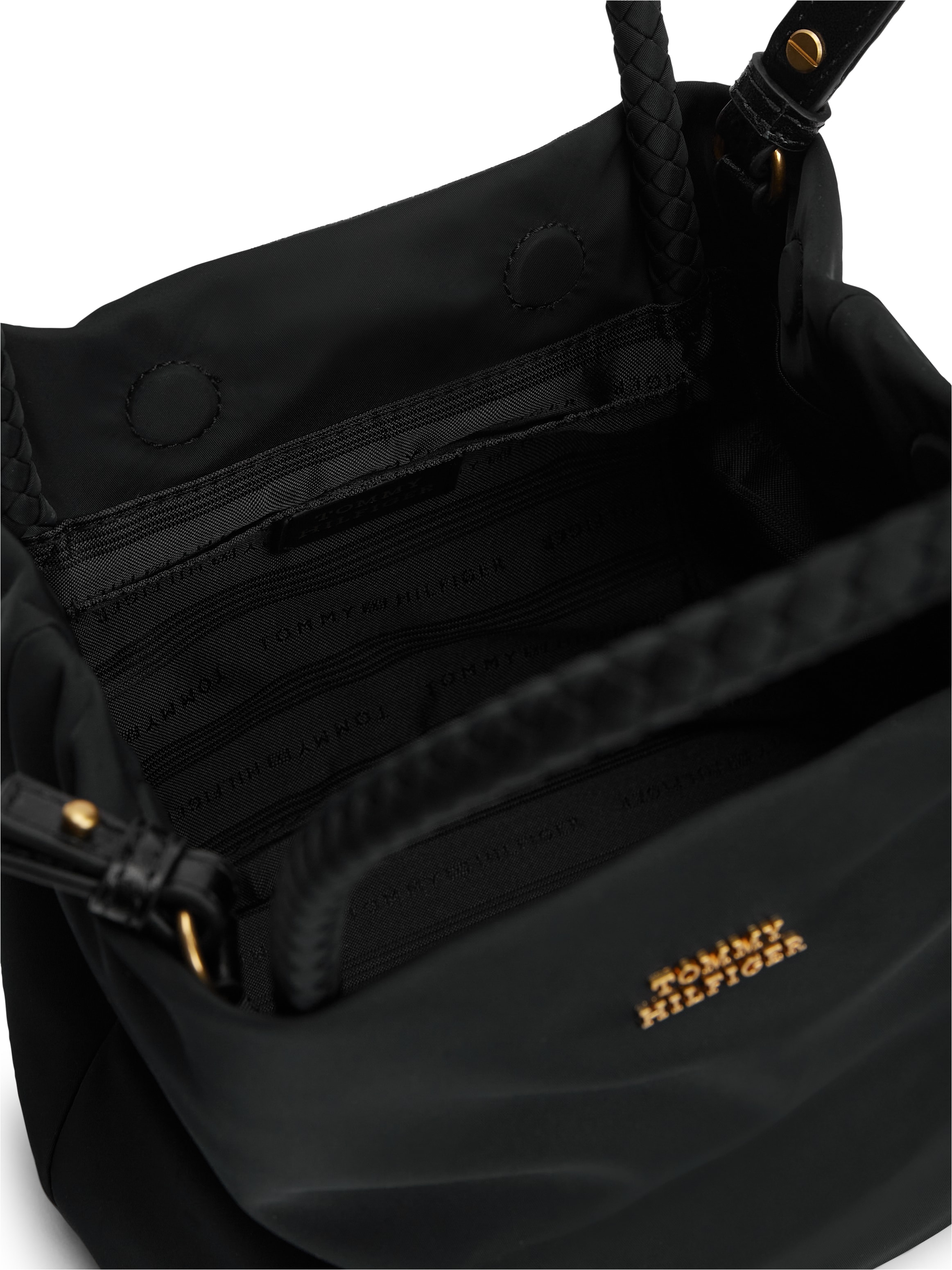 Tommy Hilfiger Sac à main »TH MARINA BUCKET NYLON« Sac fourre-tout femme, sac bandoulière, sac à épaule avec logo