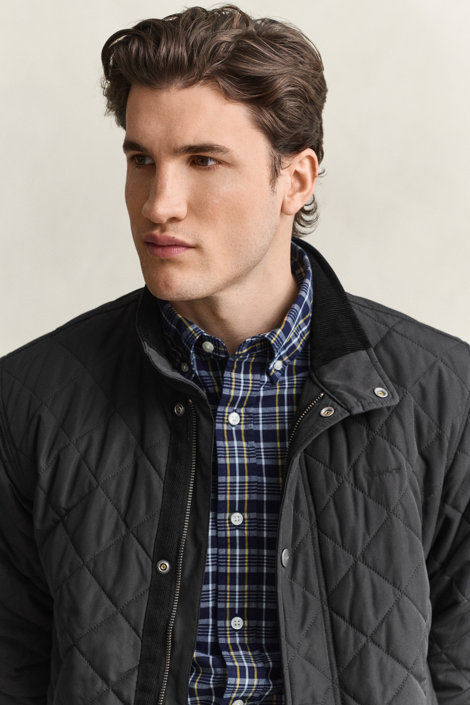 Gant Veste matelassée »CLASSIC QUILTED JACKET« sans capuche coupe régulière avec col montant