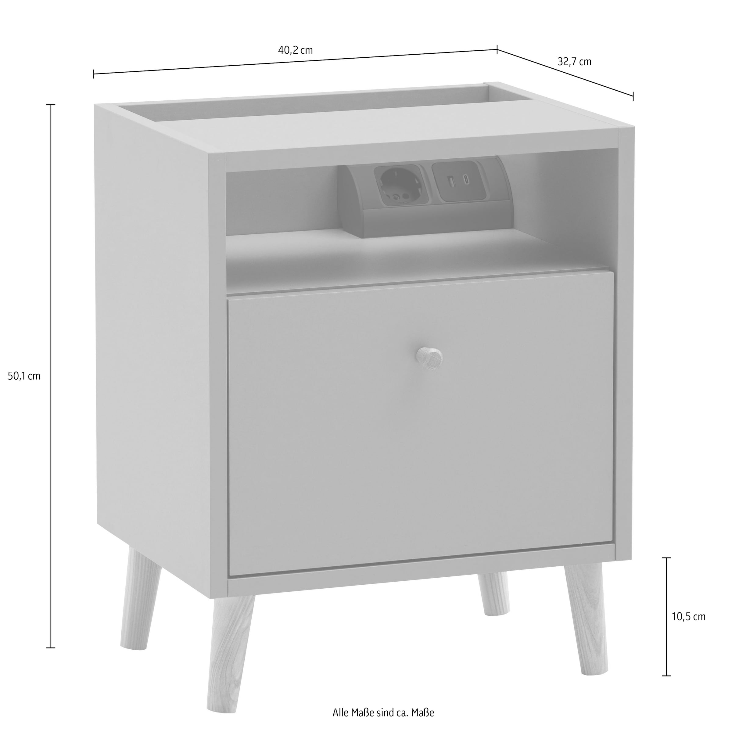 Schildmeyer Nachtschrank »Bjarne, Breite 40,2 cm« 1 Stk. tlg. Made in Germany