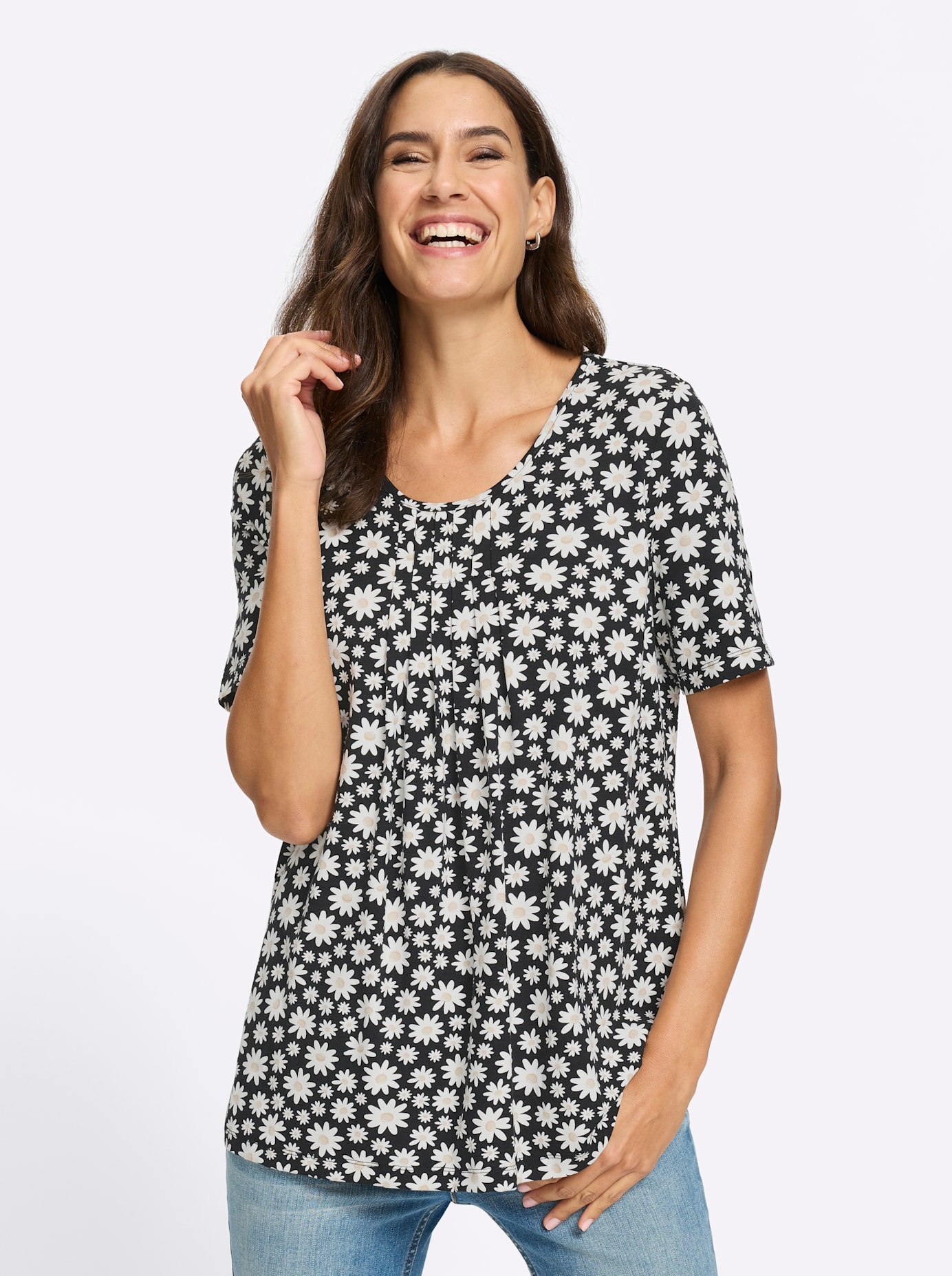   Print-Shirt »Druck-Shirt« 1 tlg.