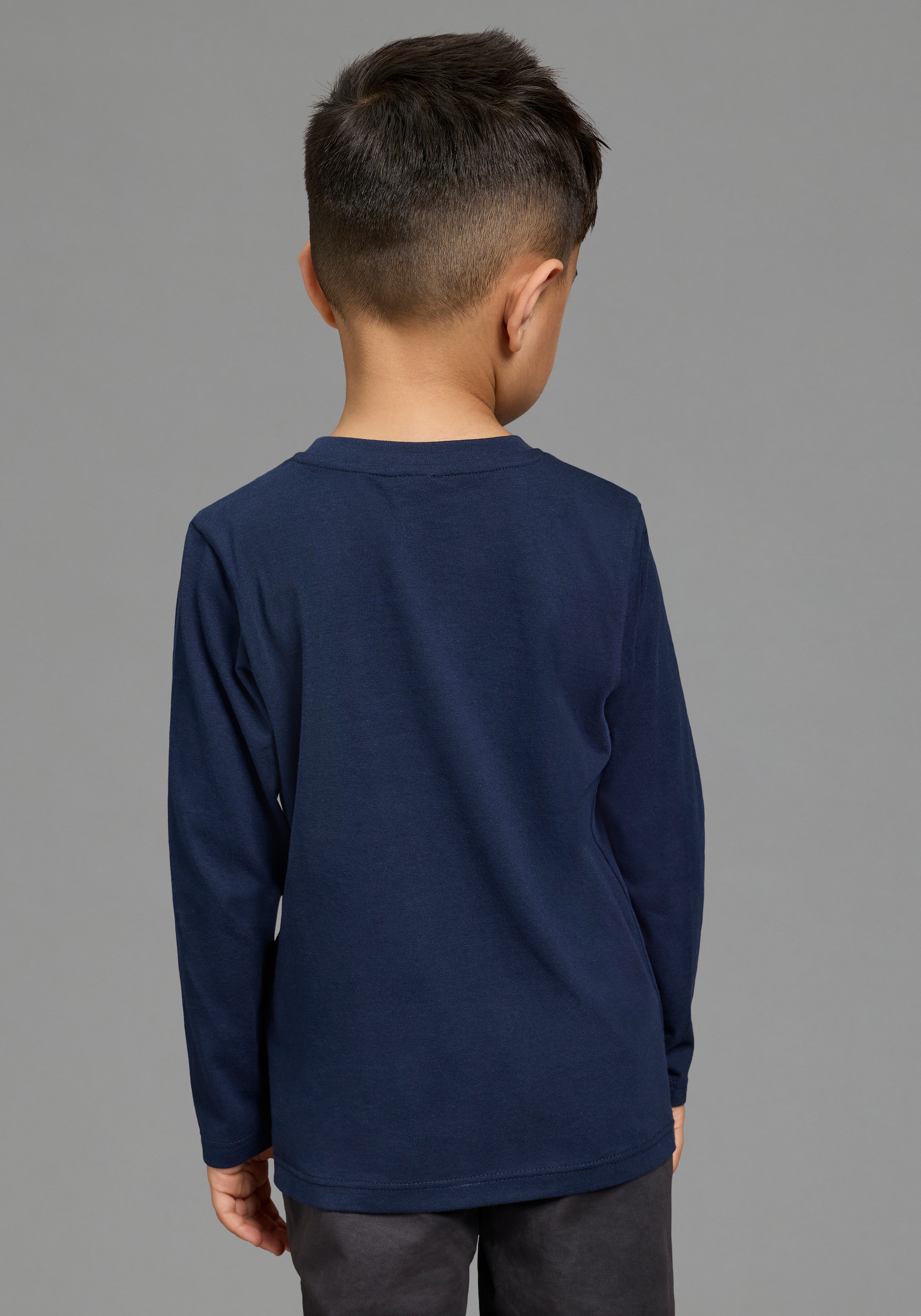 KIDSWORLD Langarmshirt »Shirt mit tollem Bälle Druck« Basic-Passform, Langarm, mit Rundhalsausschnitt, für Kinder