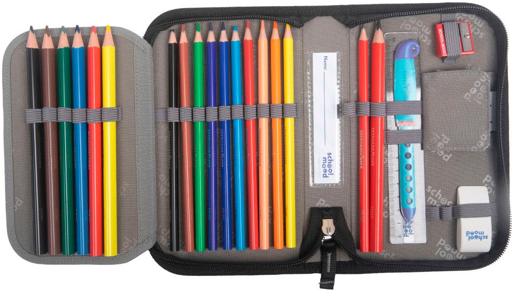 SCHOOL-MOOD® Schulranzen »Champion Pro« retroreflektierende Flächen mit LED-Patchy