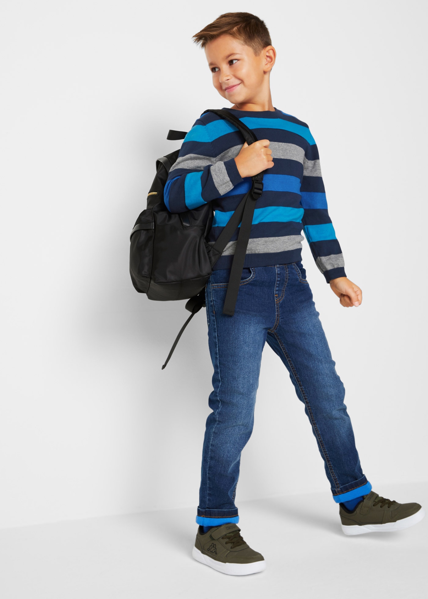 bonprix Pull en tricot »Feinstrickpullover aus reiner Baumwolle« Feinstrickpullover aus reiner Baumwolle