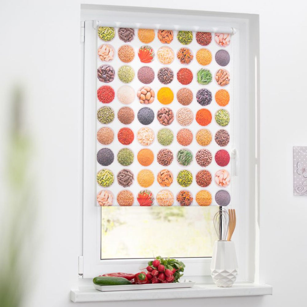 LICHTBLICK ORIGINAL Rollo »Klemmfix, ohne Bohren« blickdicht Blendschutz | Sichtschutz mit Bohren/ohne Bohren freihängend