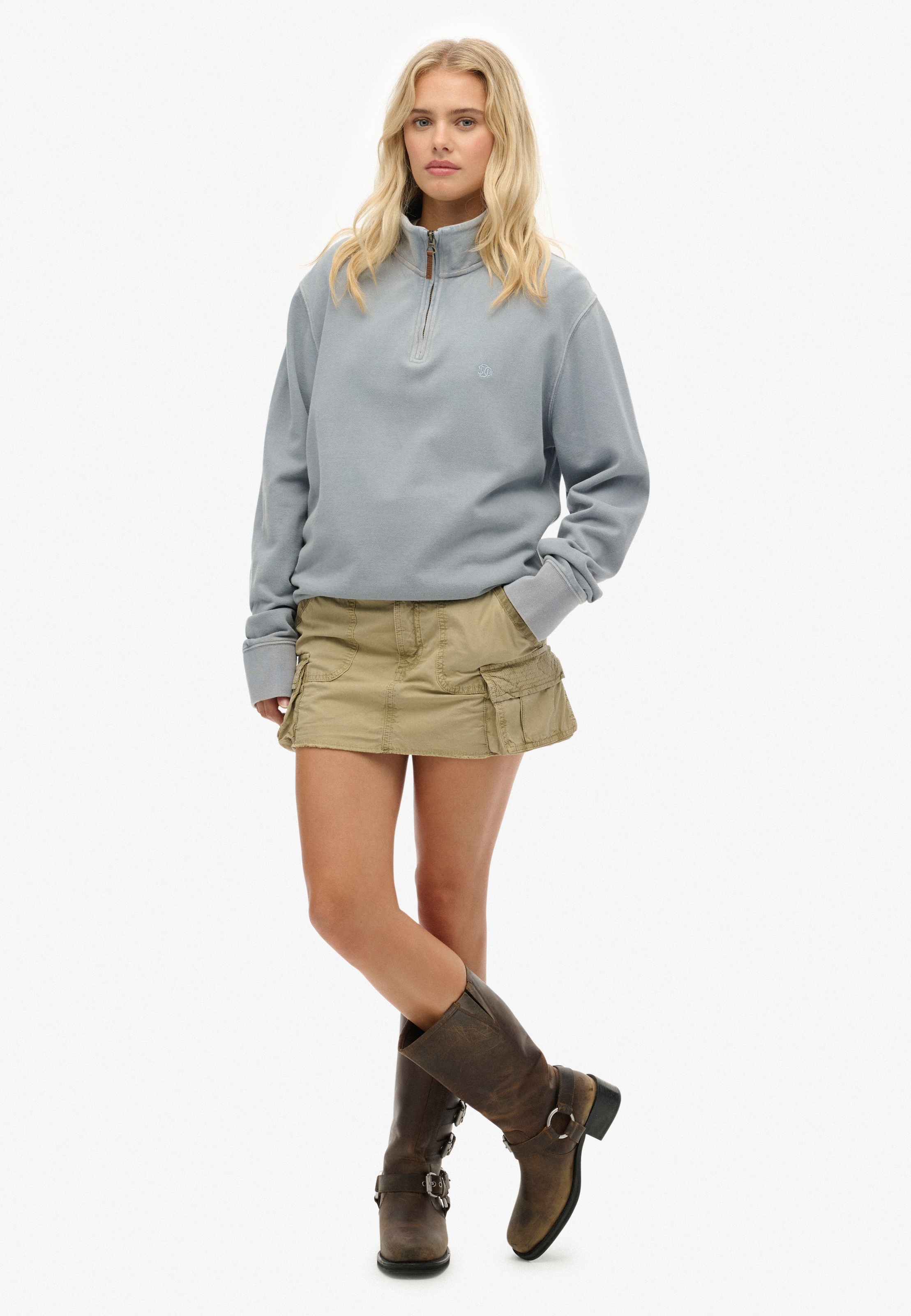 Superdry Sweatshirt »CLASSIC ESSENTIAL HENLEY«
