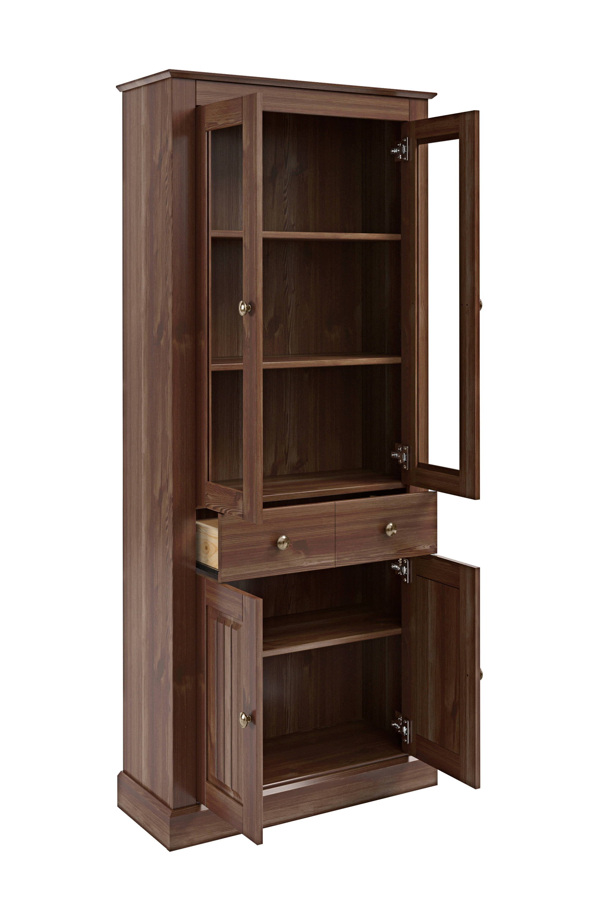 Home affaire Vitrine »Liotta« Mit 2 Glastüren und 1 Schublade