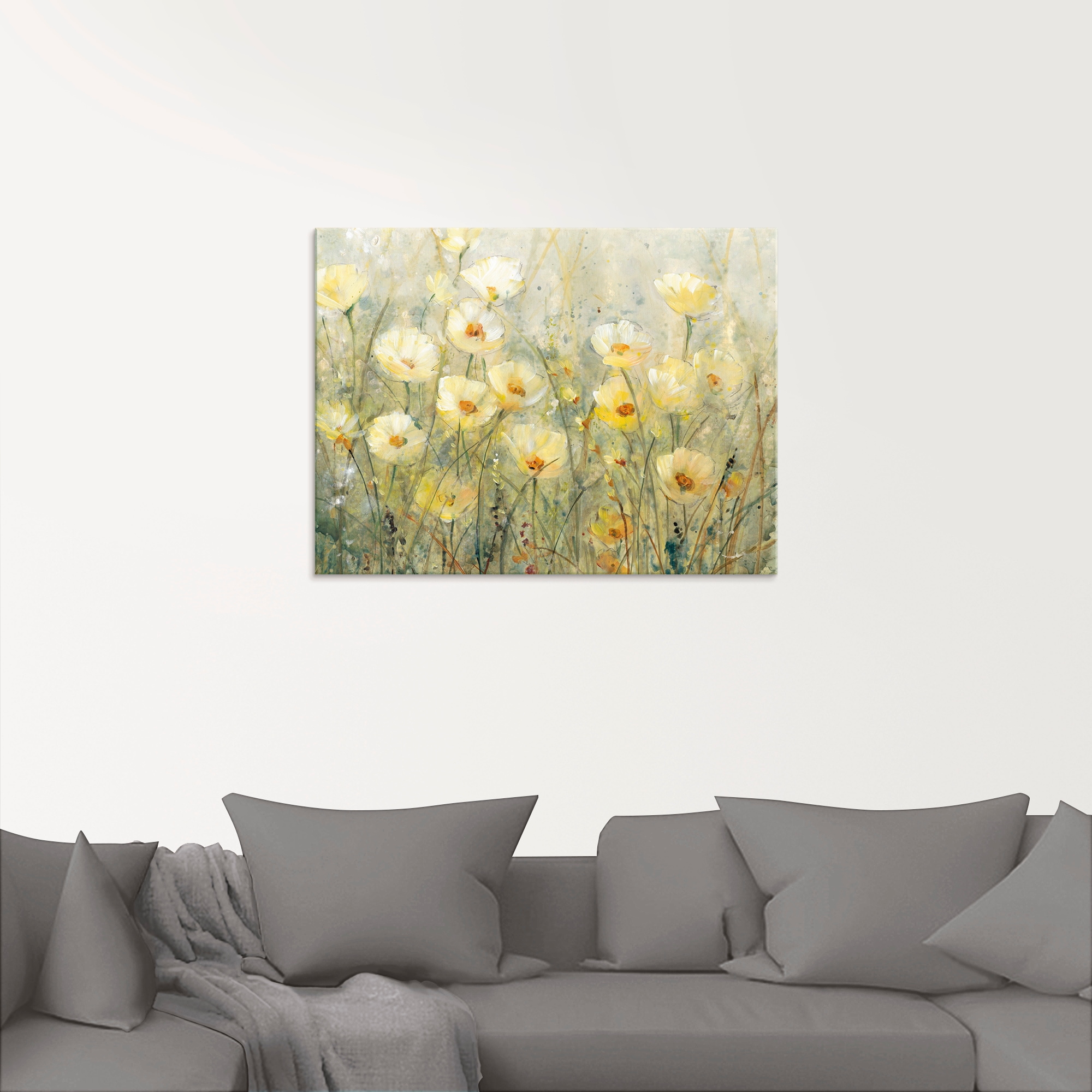Artland Glasbild »Sommer in voller Blüte I« Blumenwiese 1 Stk. tlg. in verschiedenen Grössen