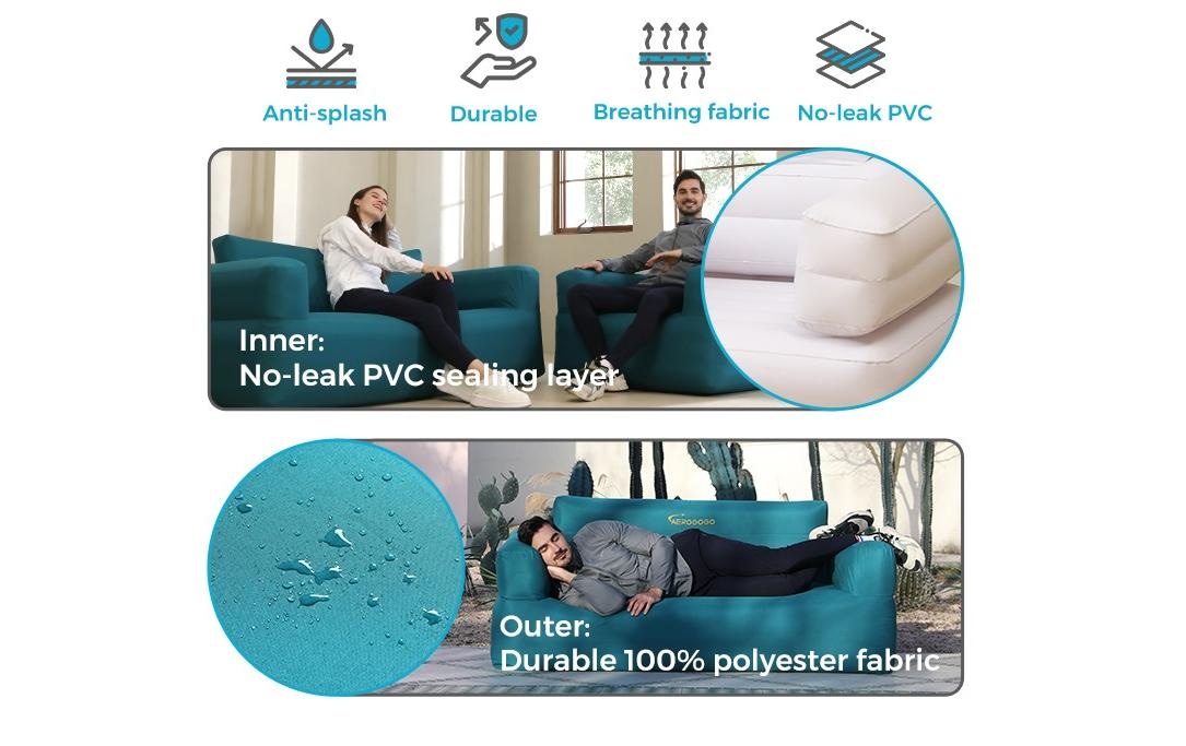   Canapé gonflable »Aerogogo BS2 170 x 74 cm«