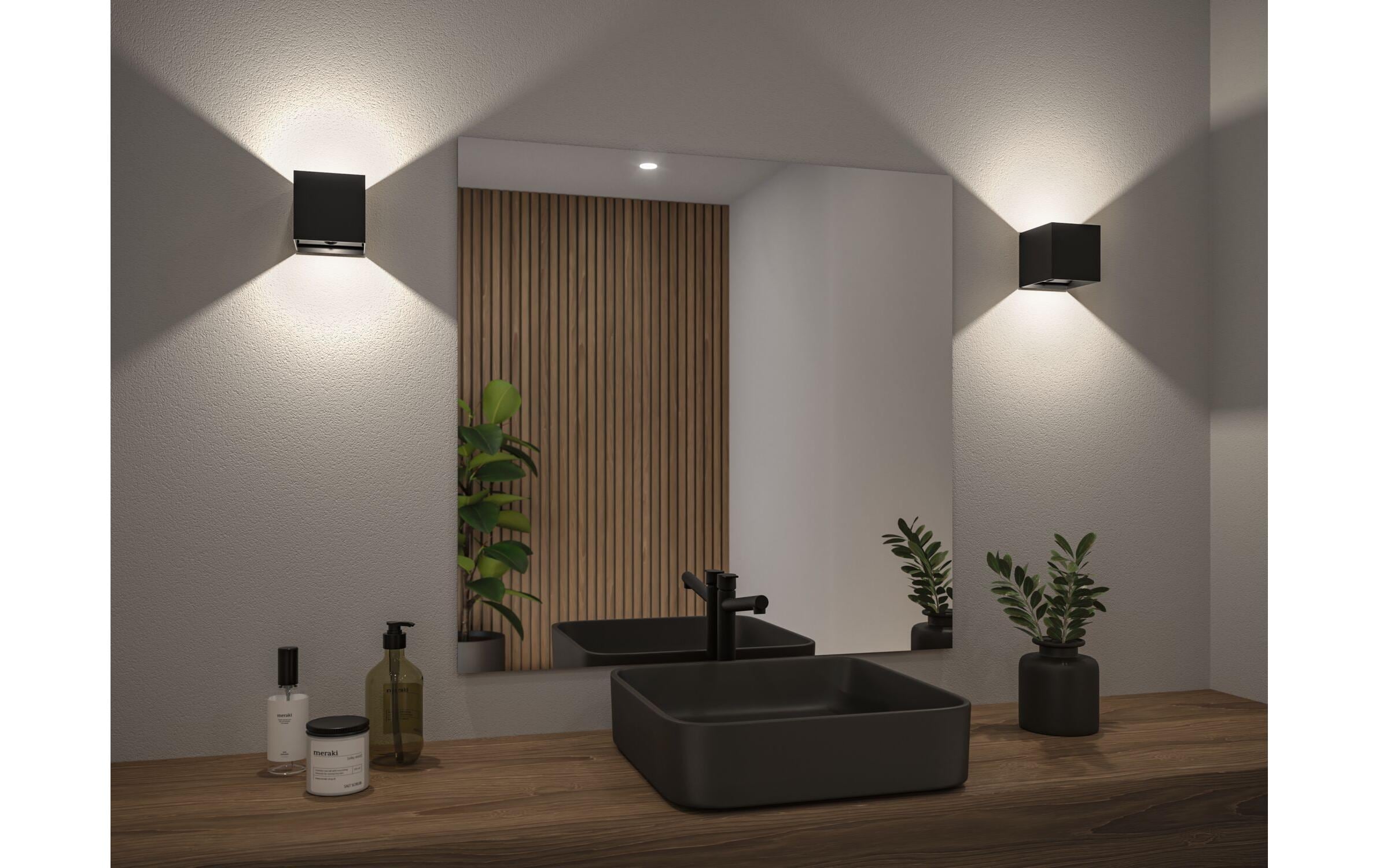 Paulmann Lampe murale »Nyara IP44« 1 cuis blanc chaud