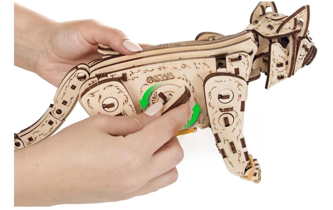   Modellbausatz »Eco-Wood-Art Kätzchen« 236 Stk. tlg.