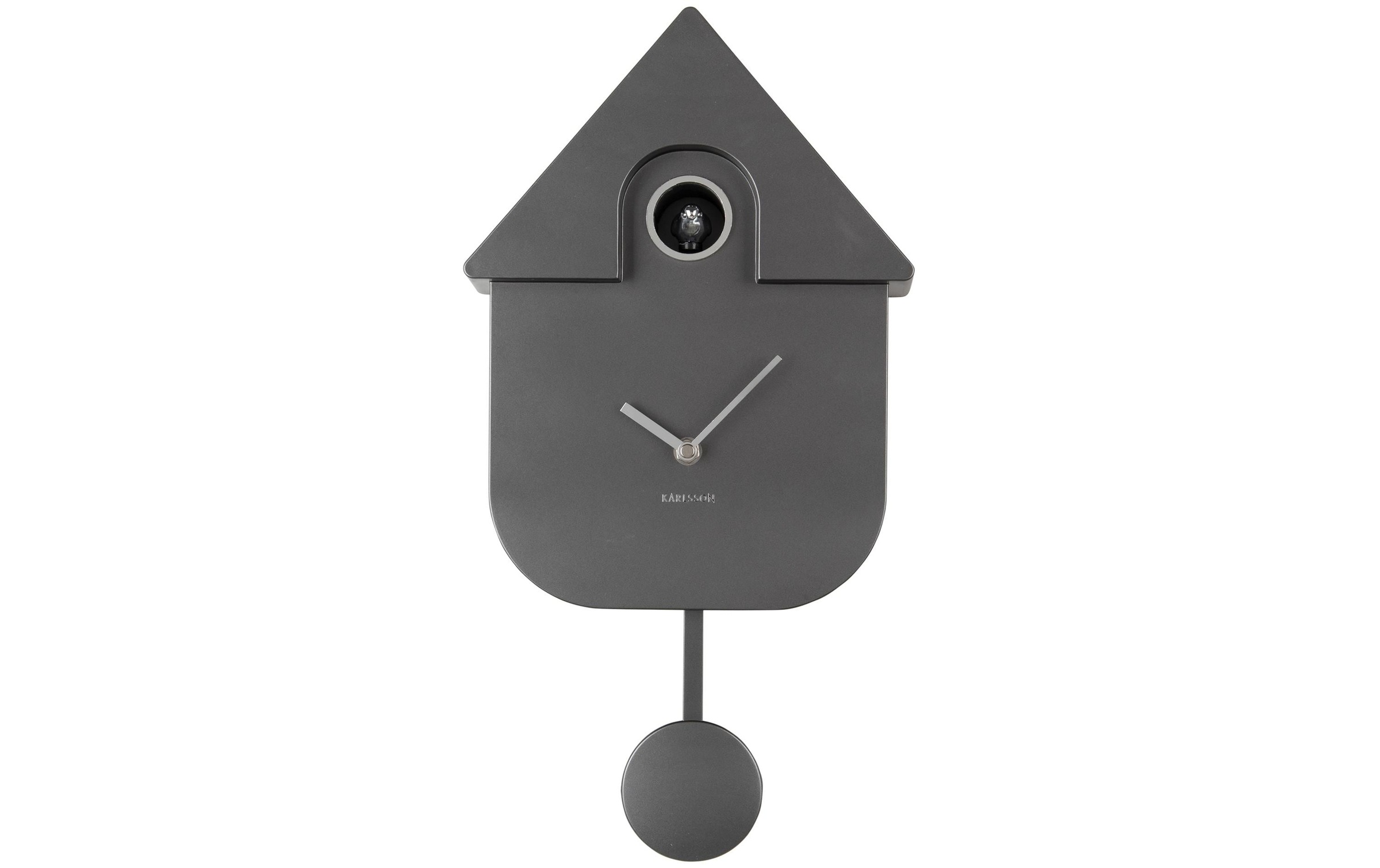 Karlsson Wanduhr »Modern Cuckoo Metallic«