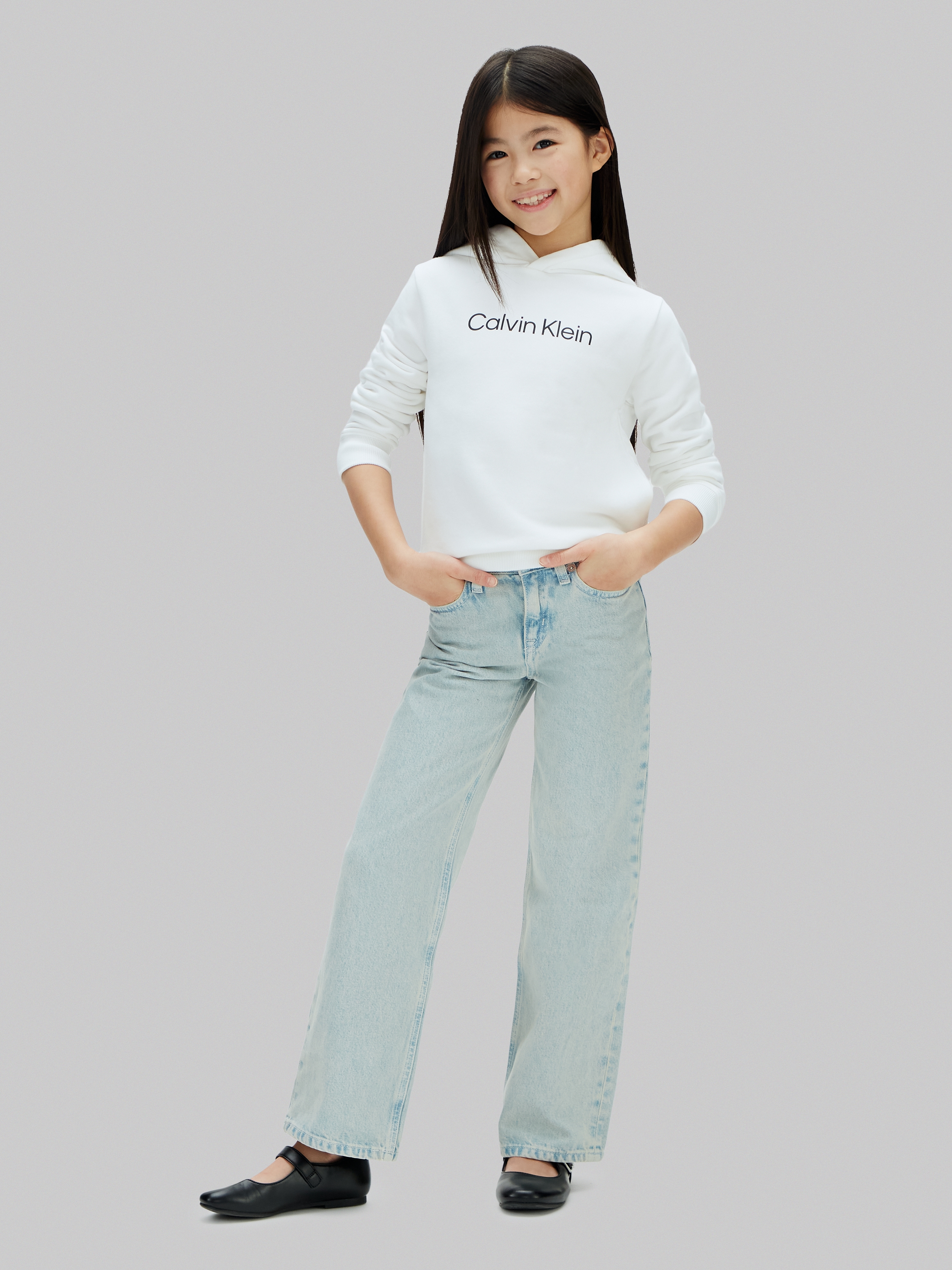 Calvin Klein Jeans Kapuzensweatshirt »LOGO HOODIE«, Regular fit für Kinder, mit Logoschriftzug
