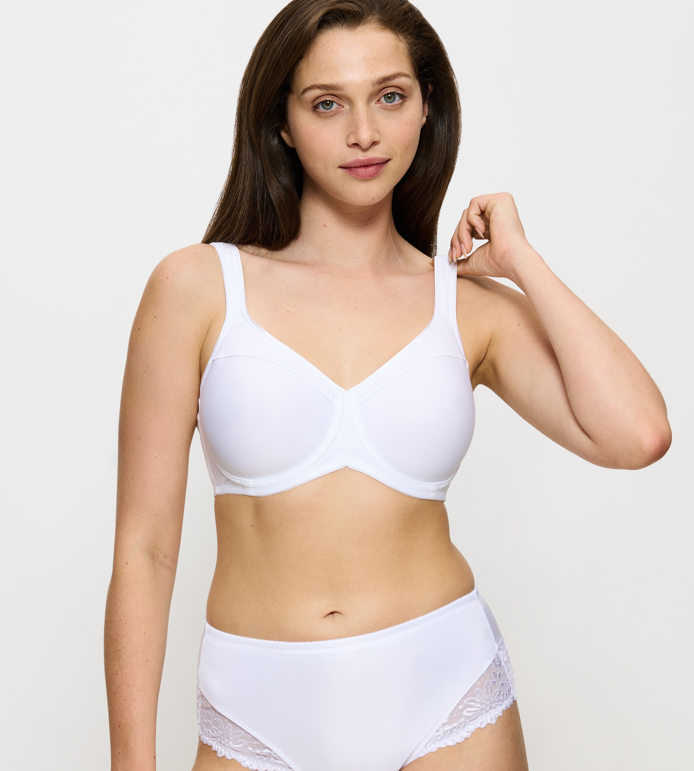 Triumph Minimizer-BH »Modern Soft+Cotton« verkleinert die Brust optisch um eine Cup-Grösse