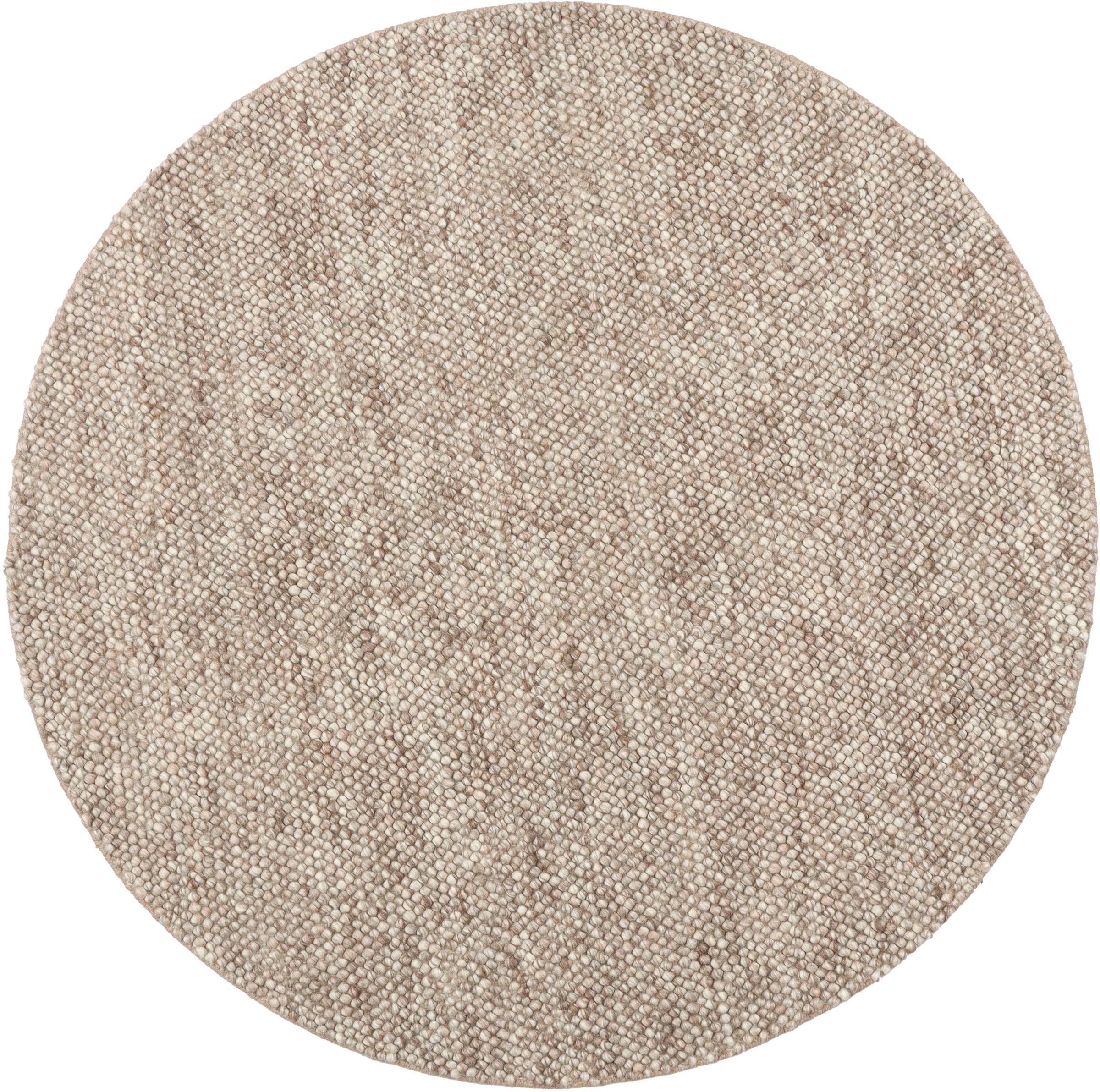 GOODproduct Tapis en laine »Wolly« Rond 14 mm Höhe Wolle, handgewebt, Handweb Teppiche, Wohnzimmer, Schlafzimmer