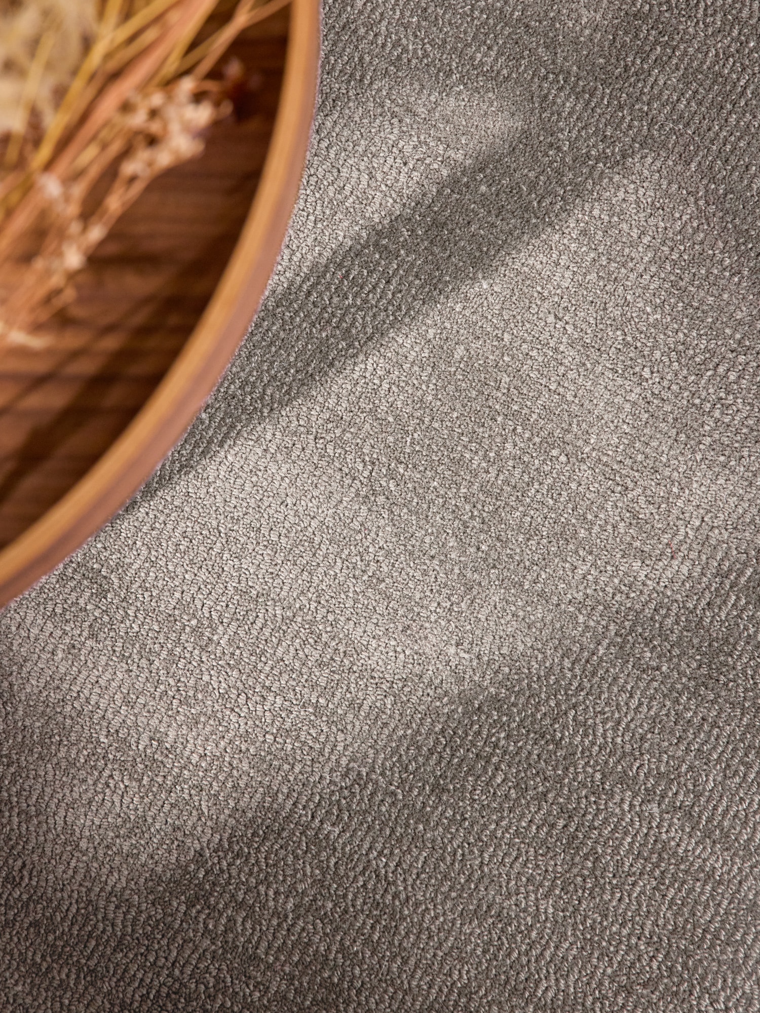 Villeroy & Boch Tapis »Wollteppich Kari« Rectangulaire 17 mm Höhe Handgewebt, Wolle, Bordüre, Einfarbig, Läufer, Wohnzimmer, Organisch