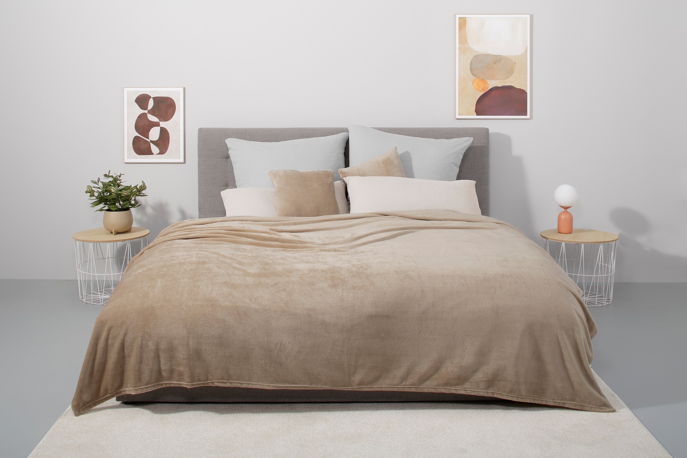 my home Tagesdecke »Desner3« mit Cashmere-Touch, viele Farben erhältlich, Decke ab 140x210 cm